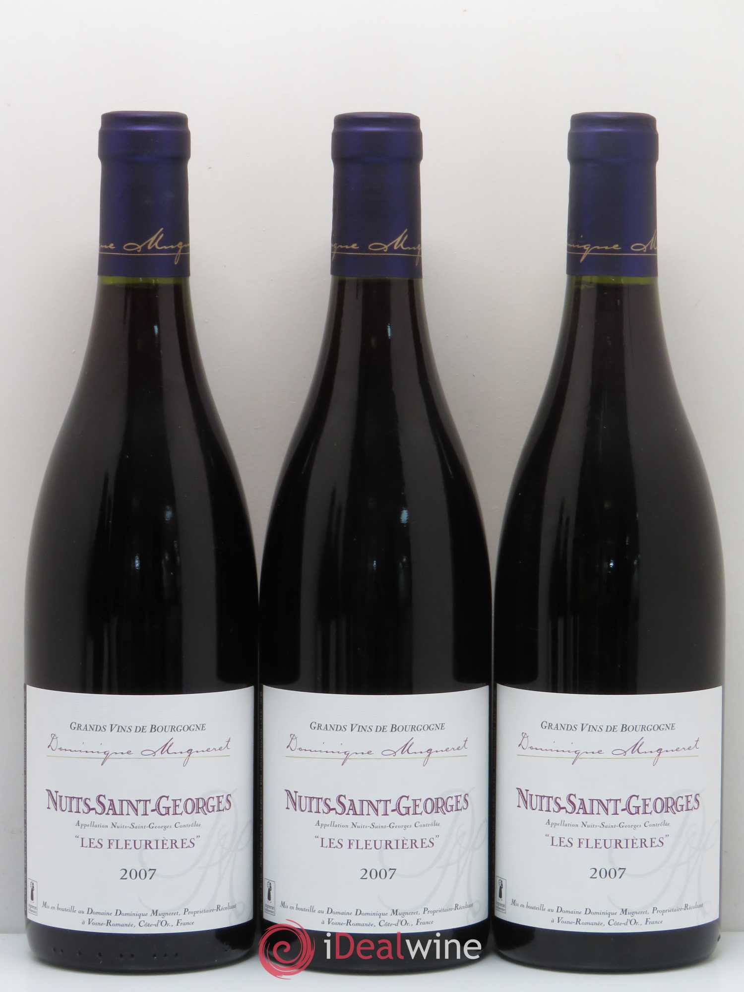 Nuits-Saint-Georges Les Fleurières Dominique Mugneret (Domaine) 2007 - Lot de 6 bouteilles - 1