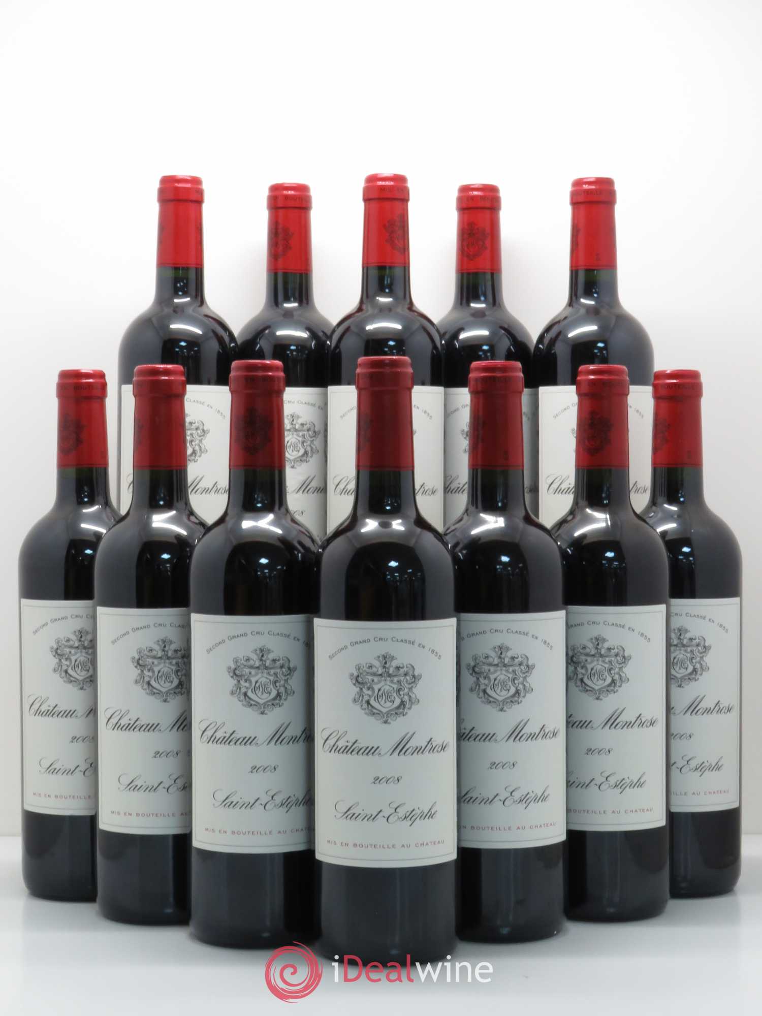 Château Montrose 2ème Grand Cru Classé 2008 - Lot de 12 bouteilles - 0