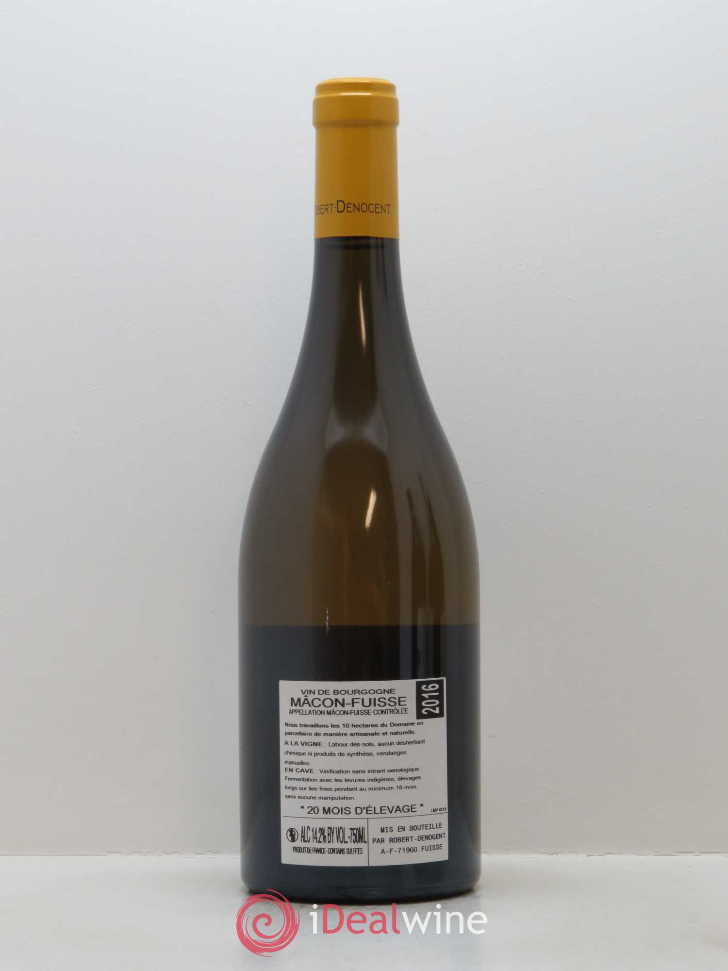 Mâcon-Fuissé Les Tâches Robert Denogent (Domaine) 2016 - Lot de 1 bouteille - 1