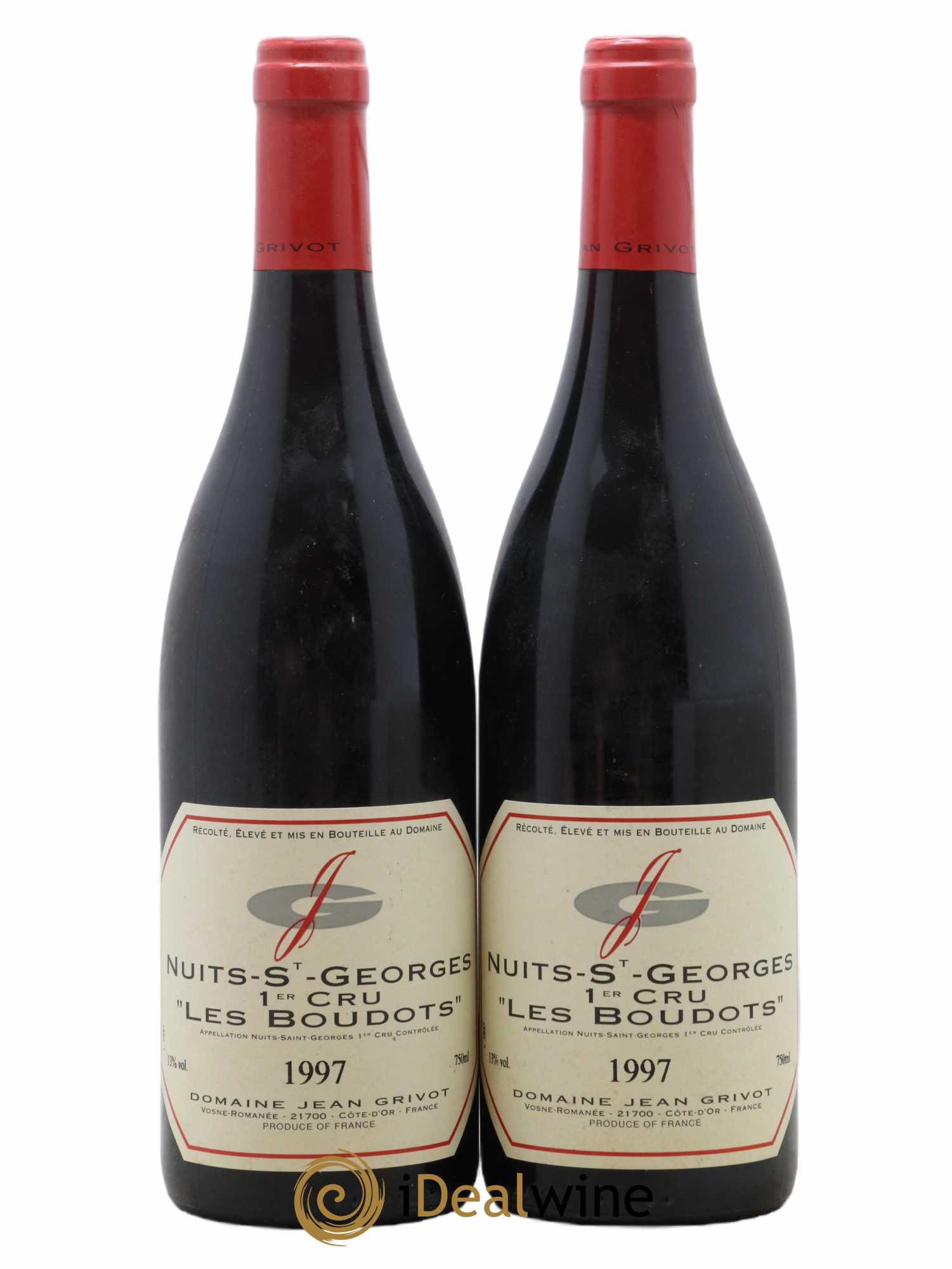 Nuits-Saint-Georges 1er Cru Aux Boudots Jean Grivot 1997 - Lot de 2 bouteilles - 0