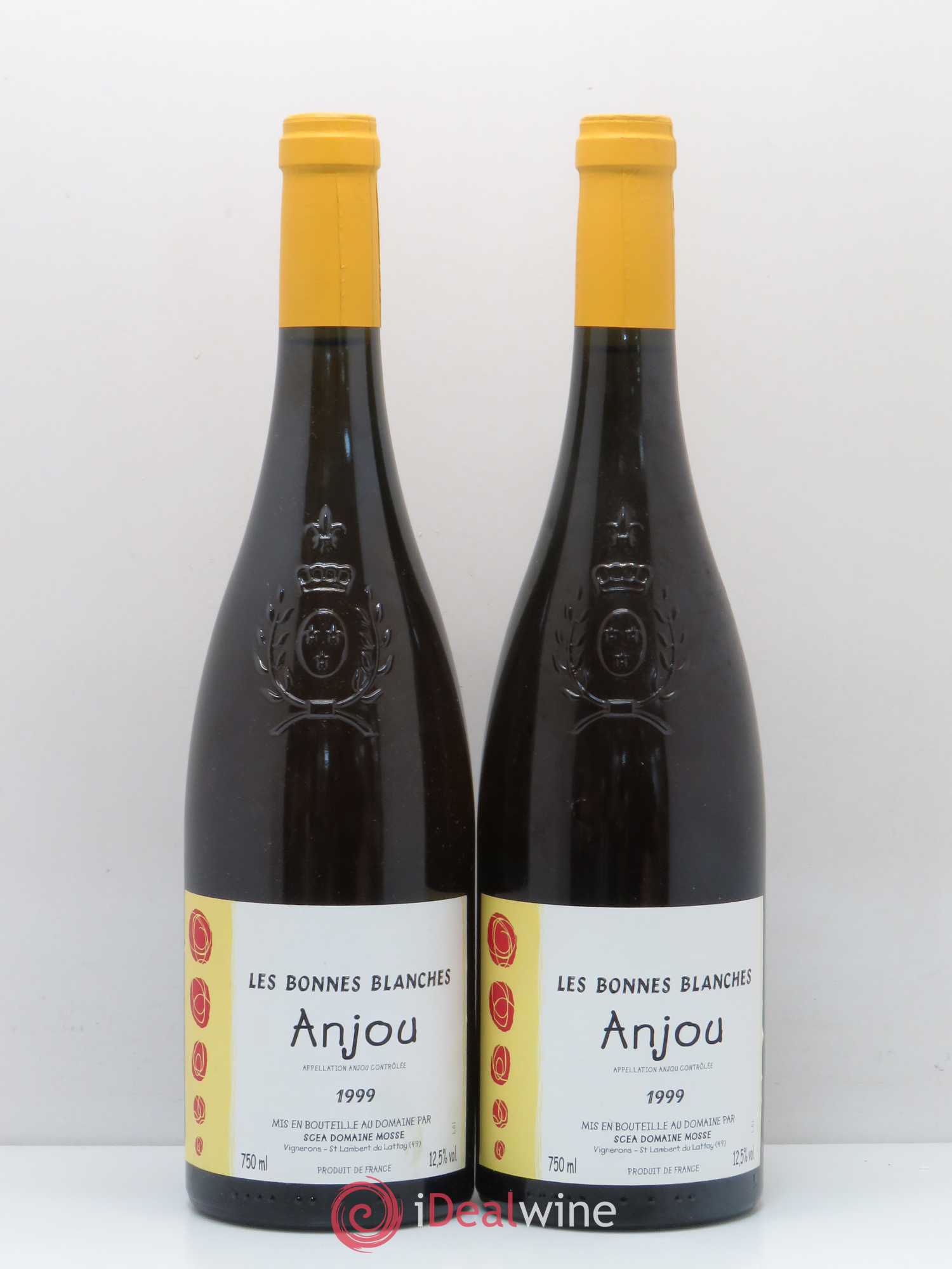 Anjou Les Bonnes Blanches Domaine Rene Mosse 1999 - Posten von 5 Flaschen - 2