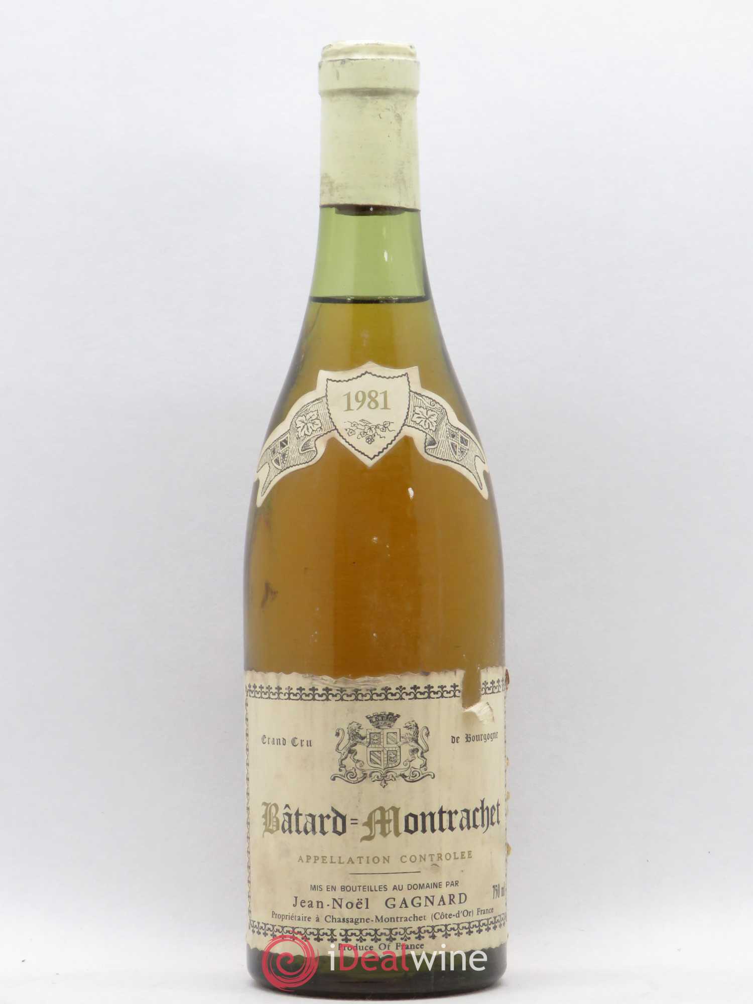 Bâtard-Montrachet Grand Cru Jean Noel Gagnard 1981 - Lot de 1 bouteille - 0
