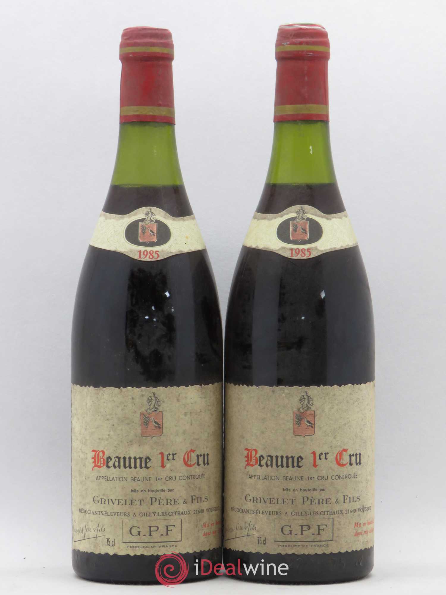 Beaune 1er Cru Grivelet 1985 - Lot de 2 bouteilles - 0