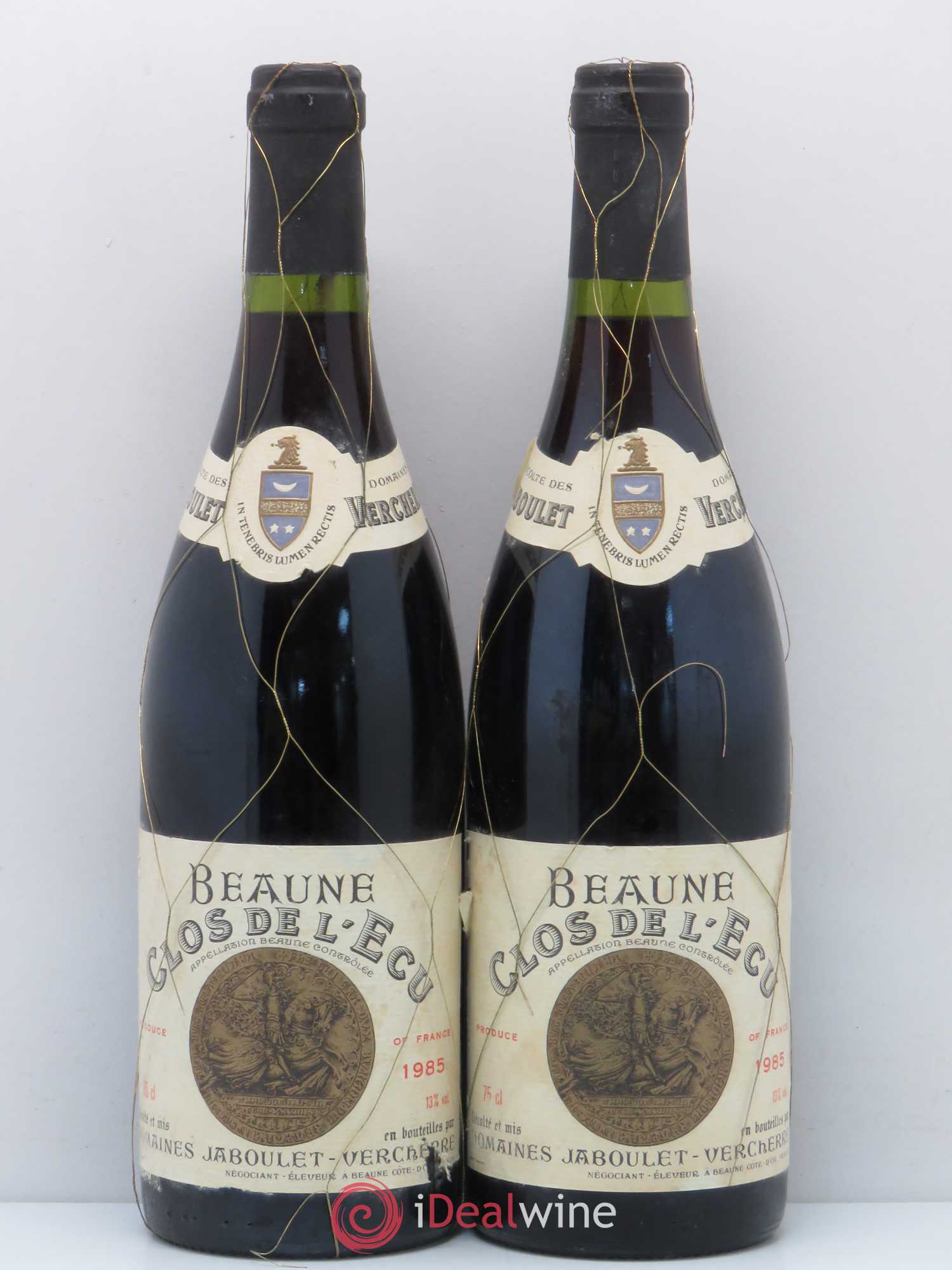 Beaune 1er Cru Clos de L'Ecu Jaboulet Vercherre 1985 - Posten von 2 Flaschen - 0