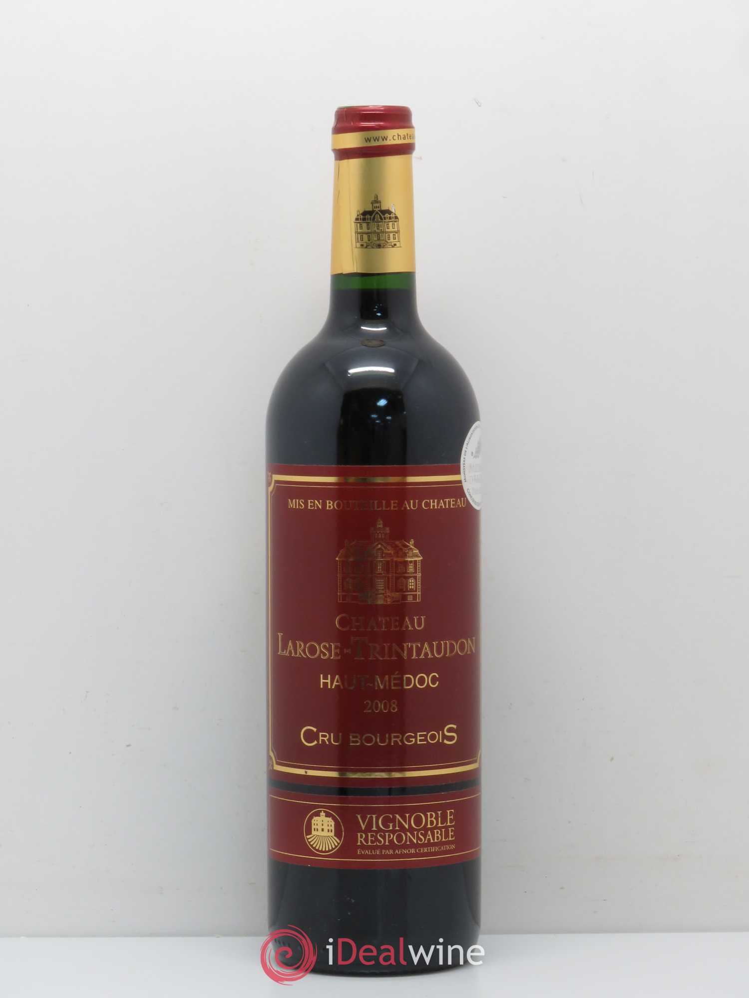 Château Larose Trintaudon Cru Bourgeois 2008 - Lot de 1 bouteille - 0
