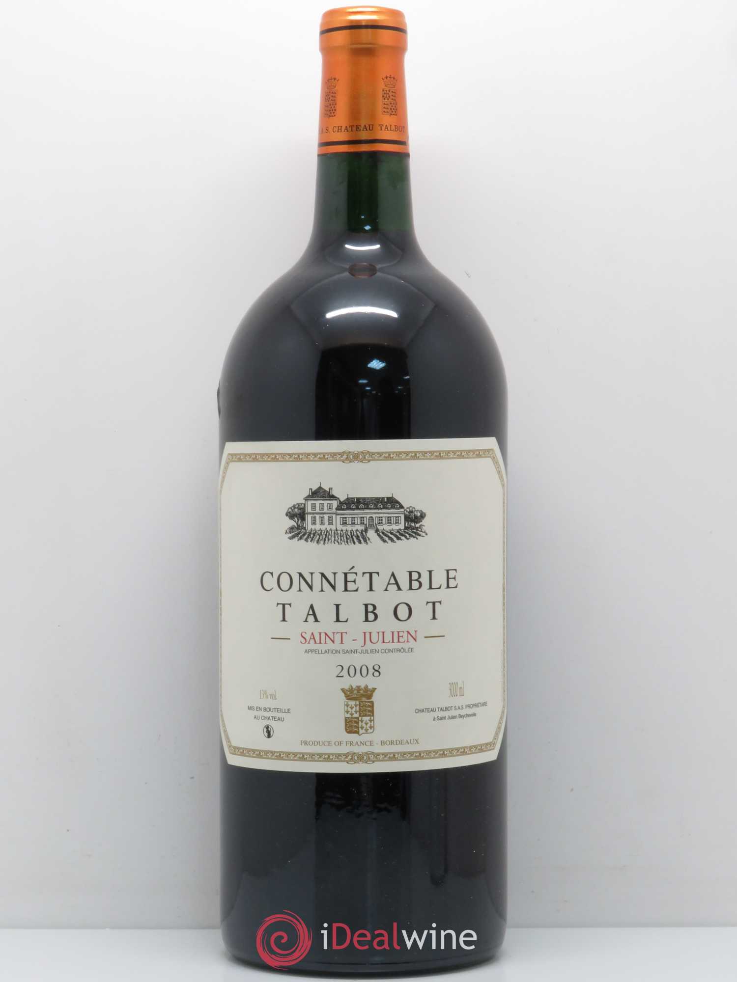 Connétable de Talbot Second Vin 2008 - Lot de 1 jeroboam - 0