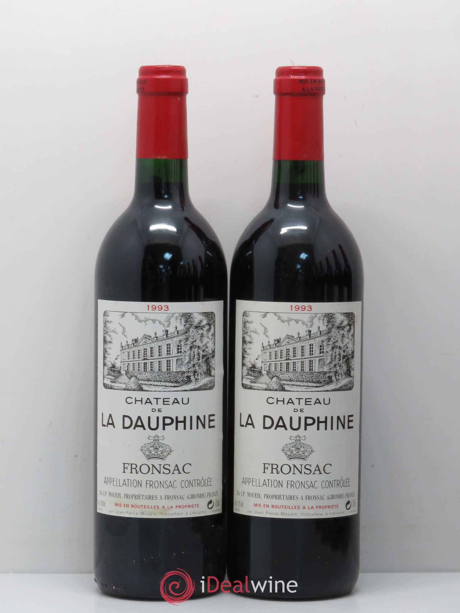 Fronsac Château La Dauphine (sans prix de réserve) 1993 - Posten von 2 Flaschen - 0