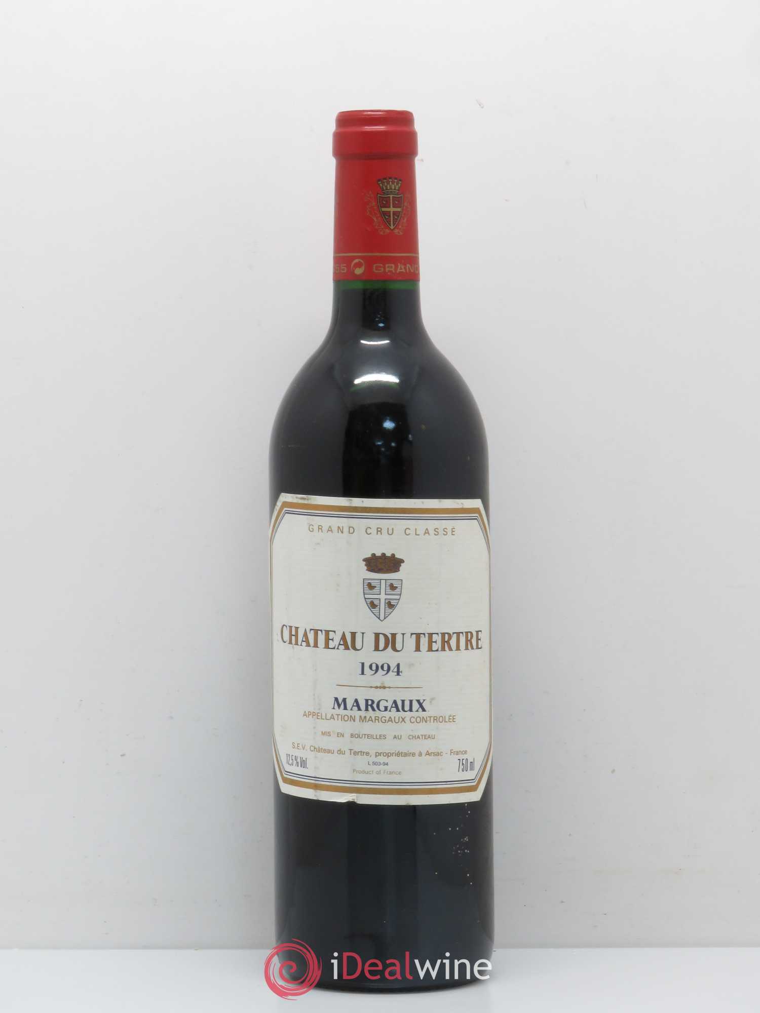 Château du Tertre 5ème Grand Cru Classé 1994 - Lot de 1 bouteille - 0