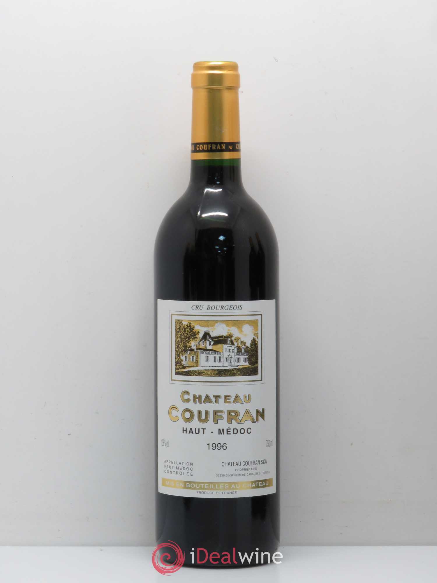 Château Coufran Cru Bourgeois 1996 - Lot de 1 bouteille - 0