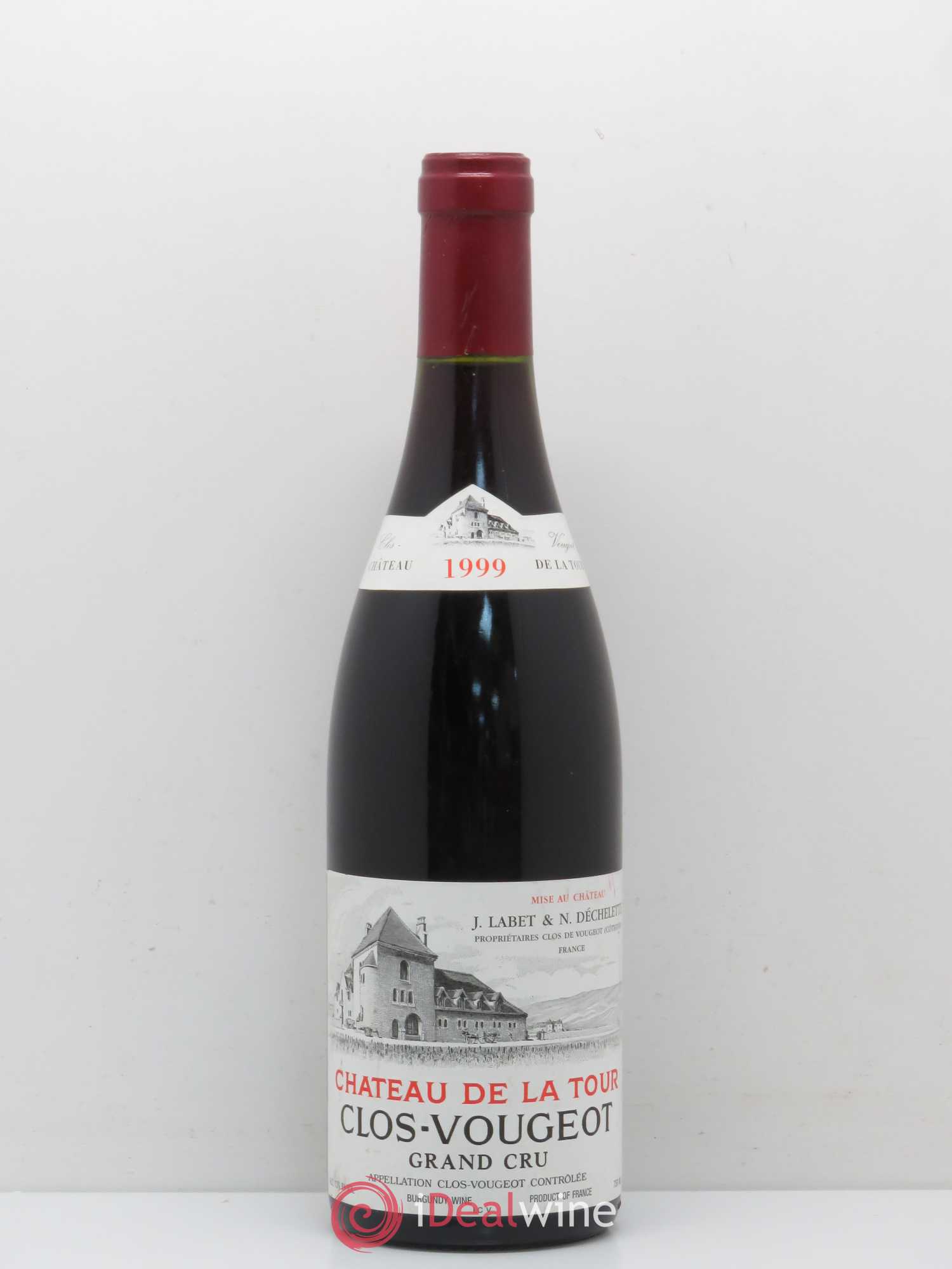 Clos de Vougeot Grand Cru Château de La Tour 1999 - Lot de 1 bouteille - 0