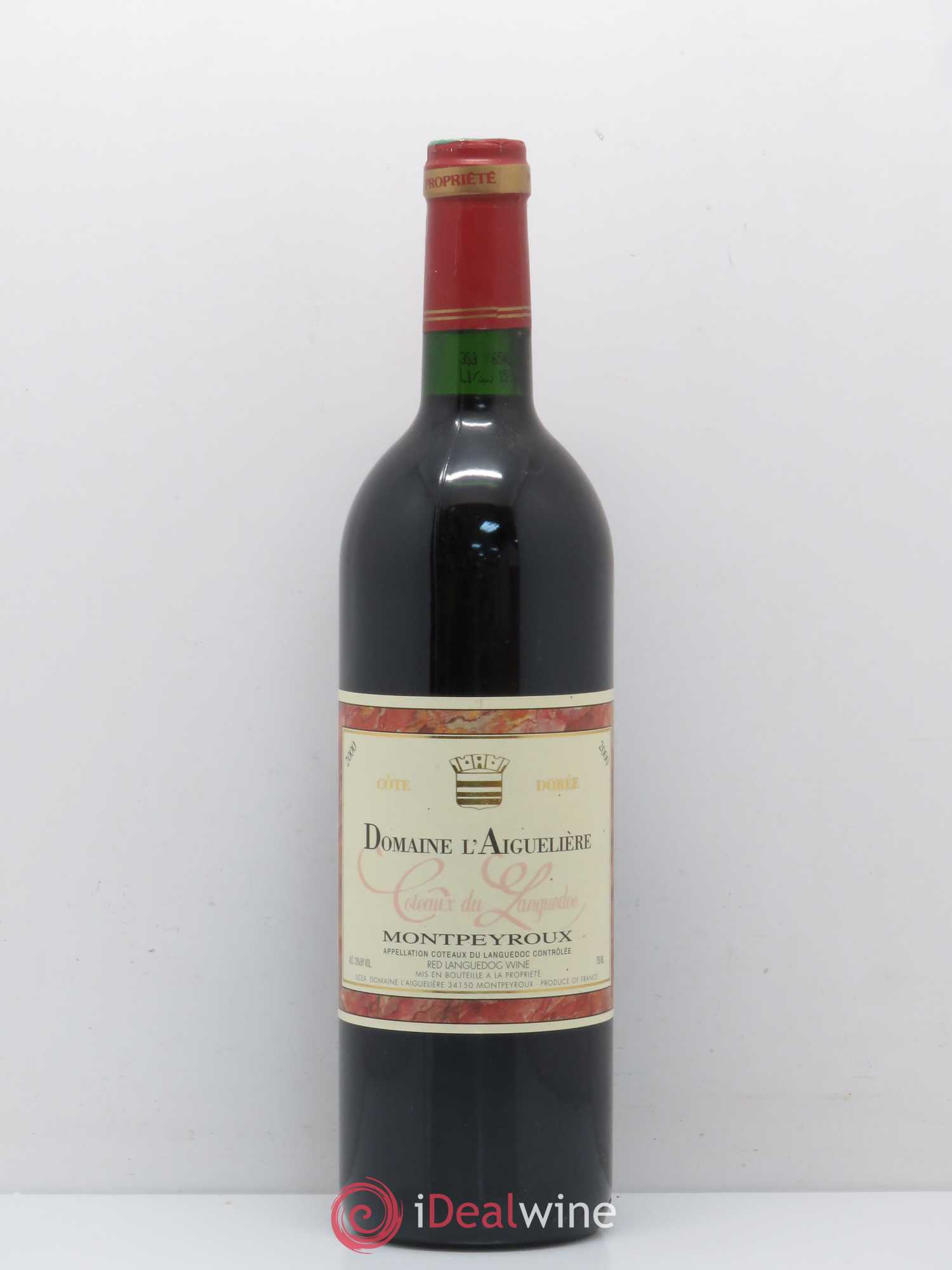 Coteaux du Languedoc Cote dorée Montpeyroux Domaine de l'Aiguelière 2000 - Posten von 1 Flasche - 0