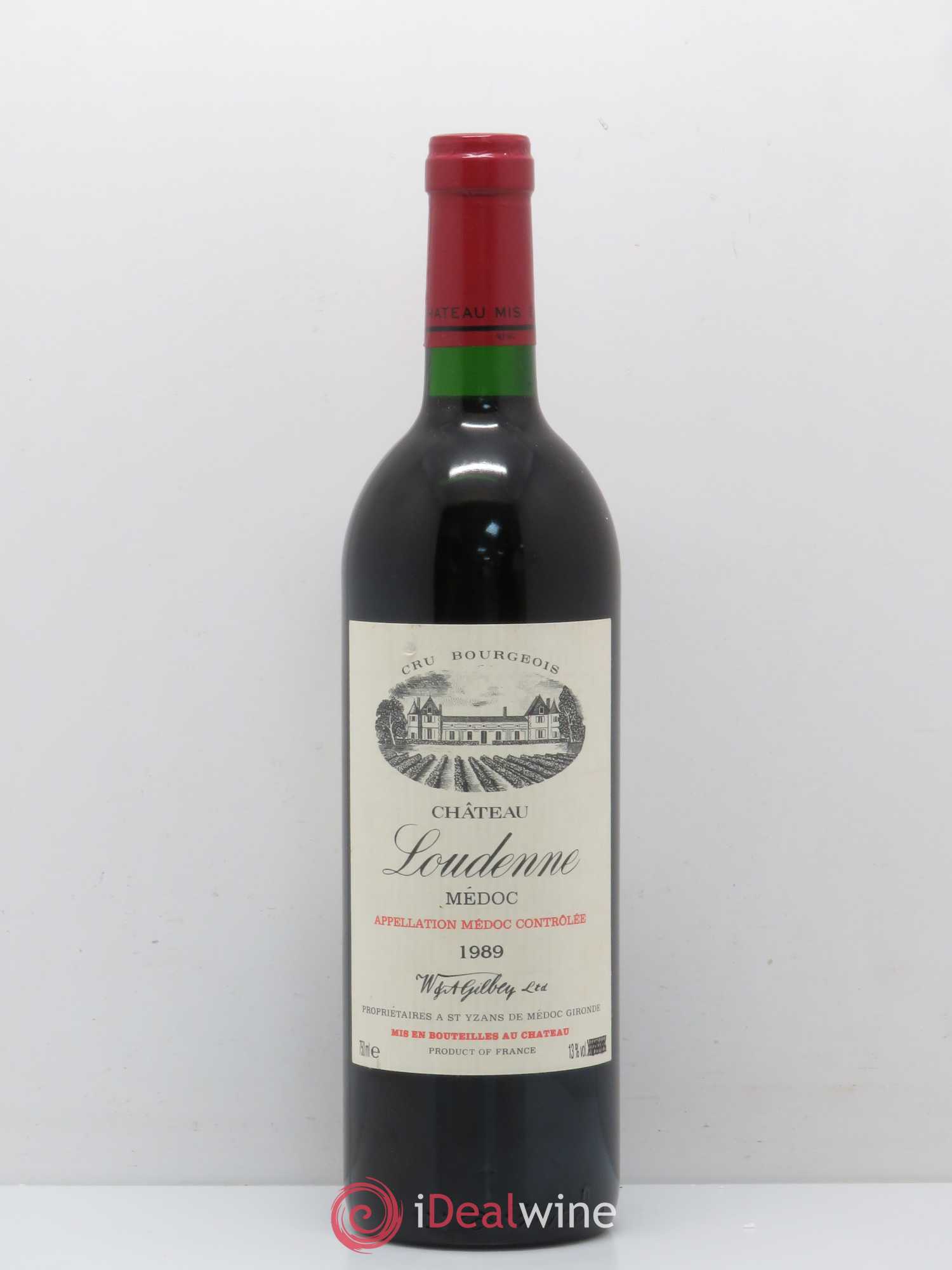 Château Loudenne Cru Bourgeois 1989 - Lot de 1 bouteille - 0