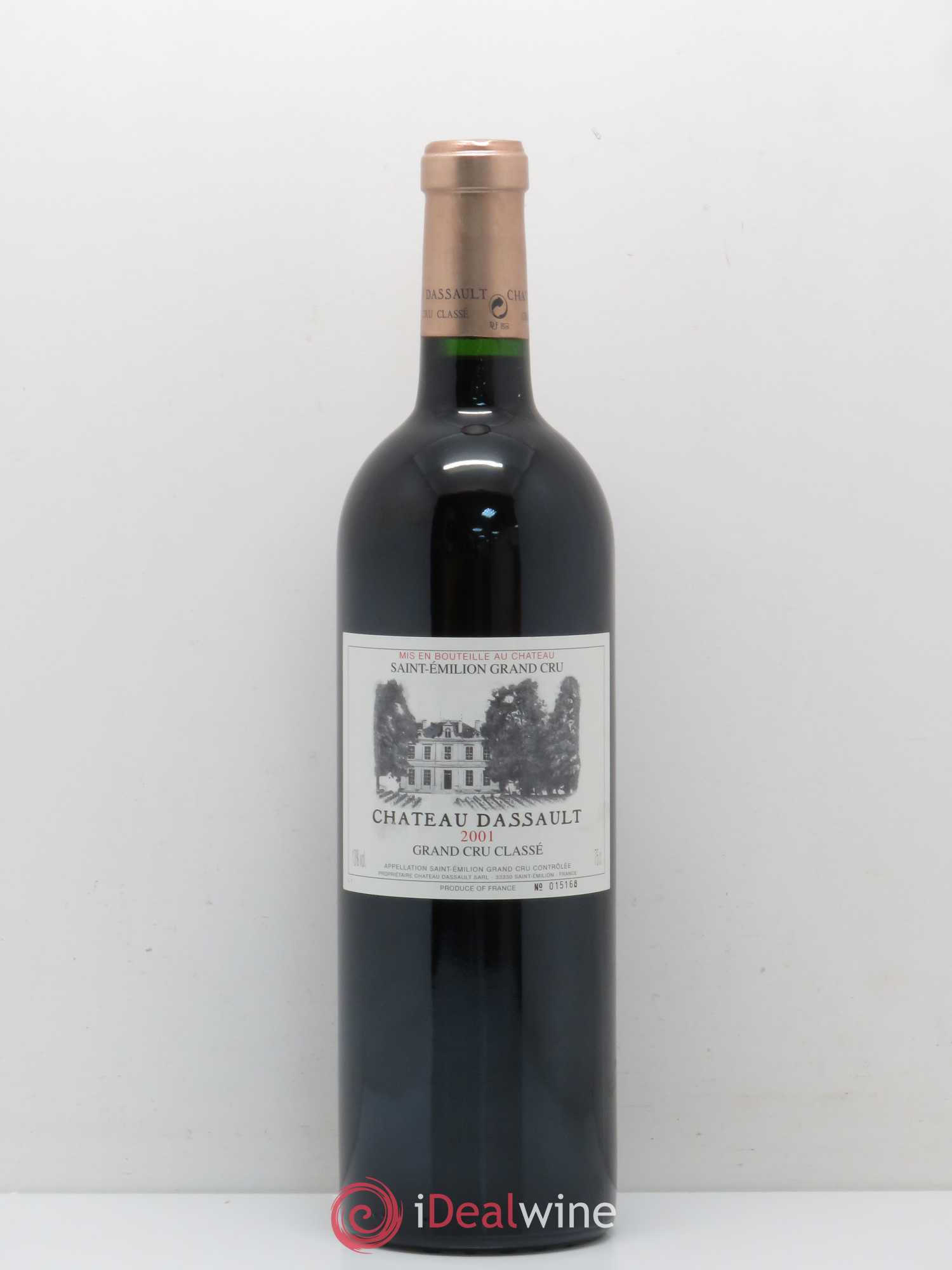 Château Dassault Grand Cru Classé 2001 - Lot de 1 bouteille - 0