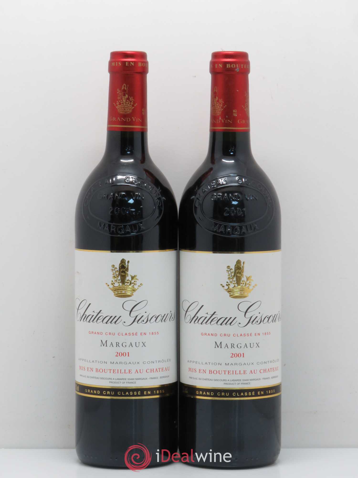 Château Giscours 3ème Grand Cru Classé 2001 - Lot de 2 bouteilles - 0