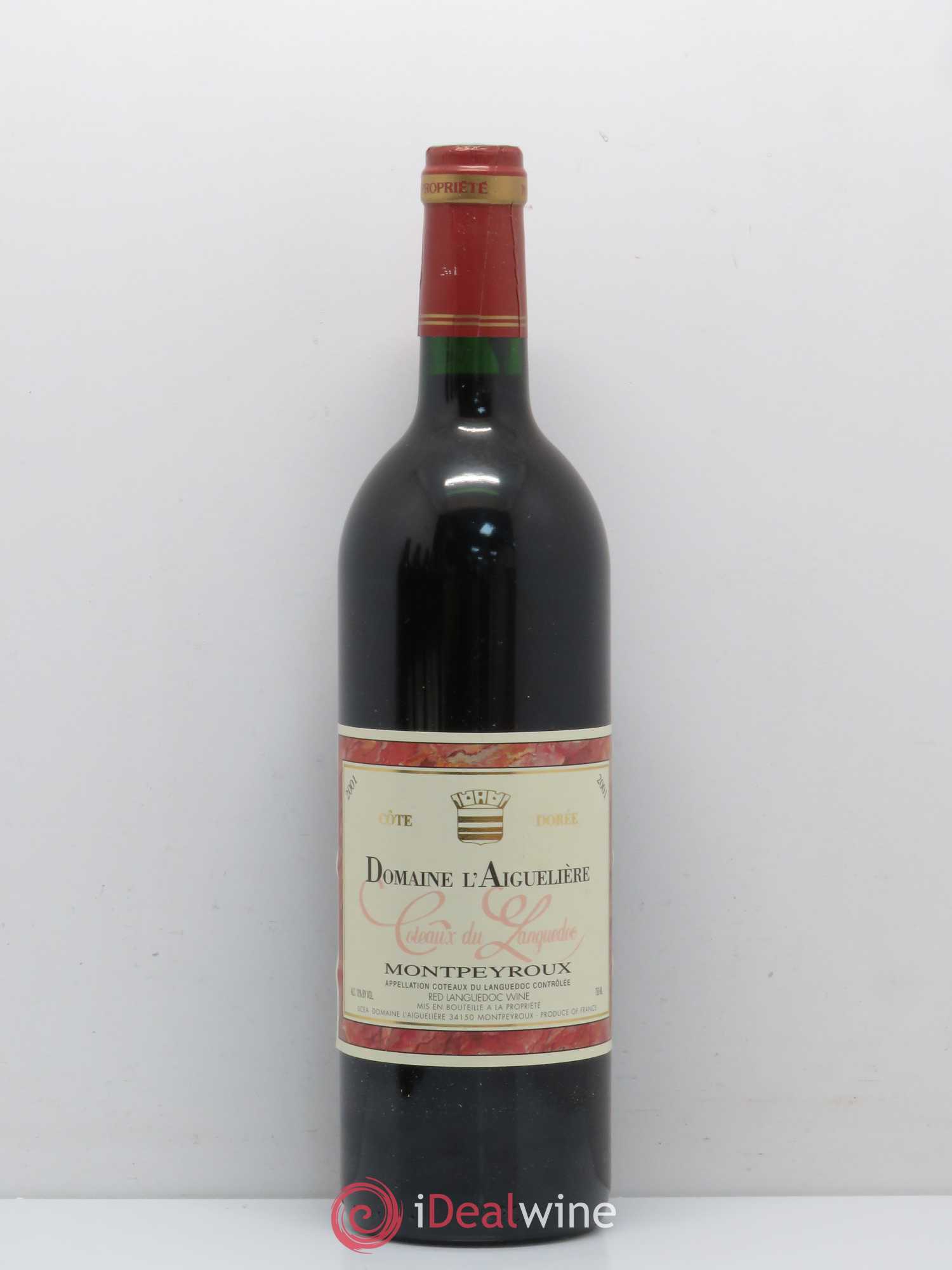 Coteaux du Languedoc Cote dorée Montpeyroux Domaine de l'Aiguelière 2001 - Posten von 1 Flasche - 0