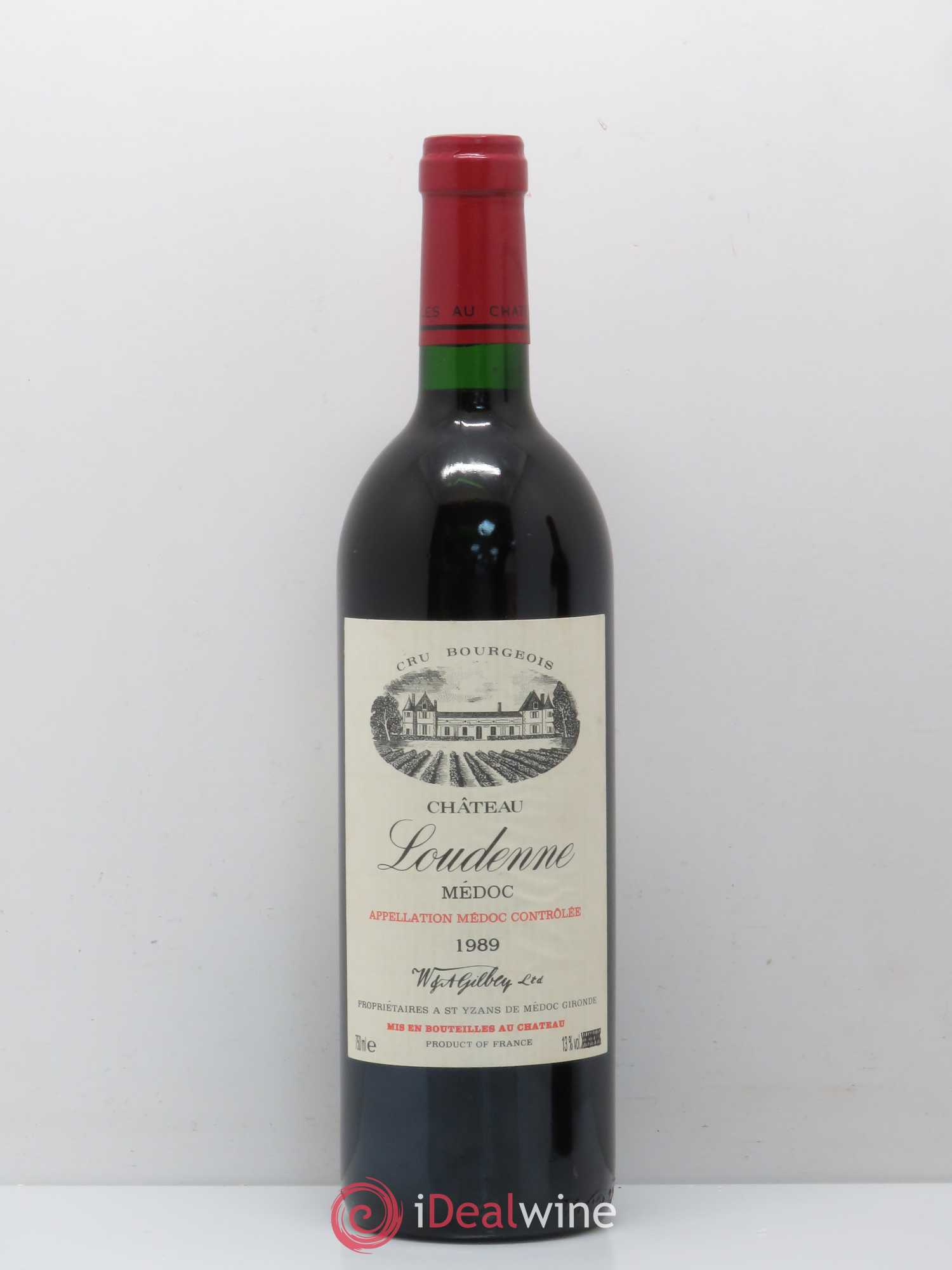 Château Loudenne Cru Bourgeois 1989 - Lot de 1 bouteille - 0