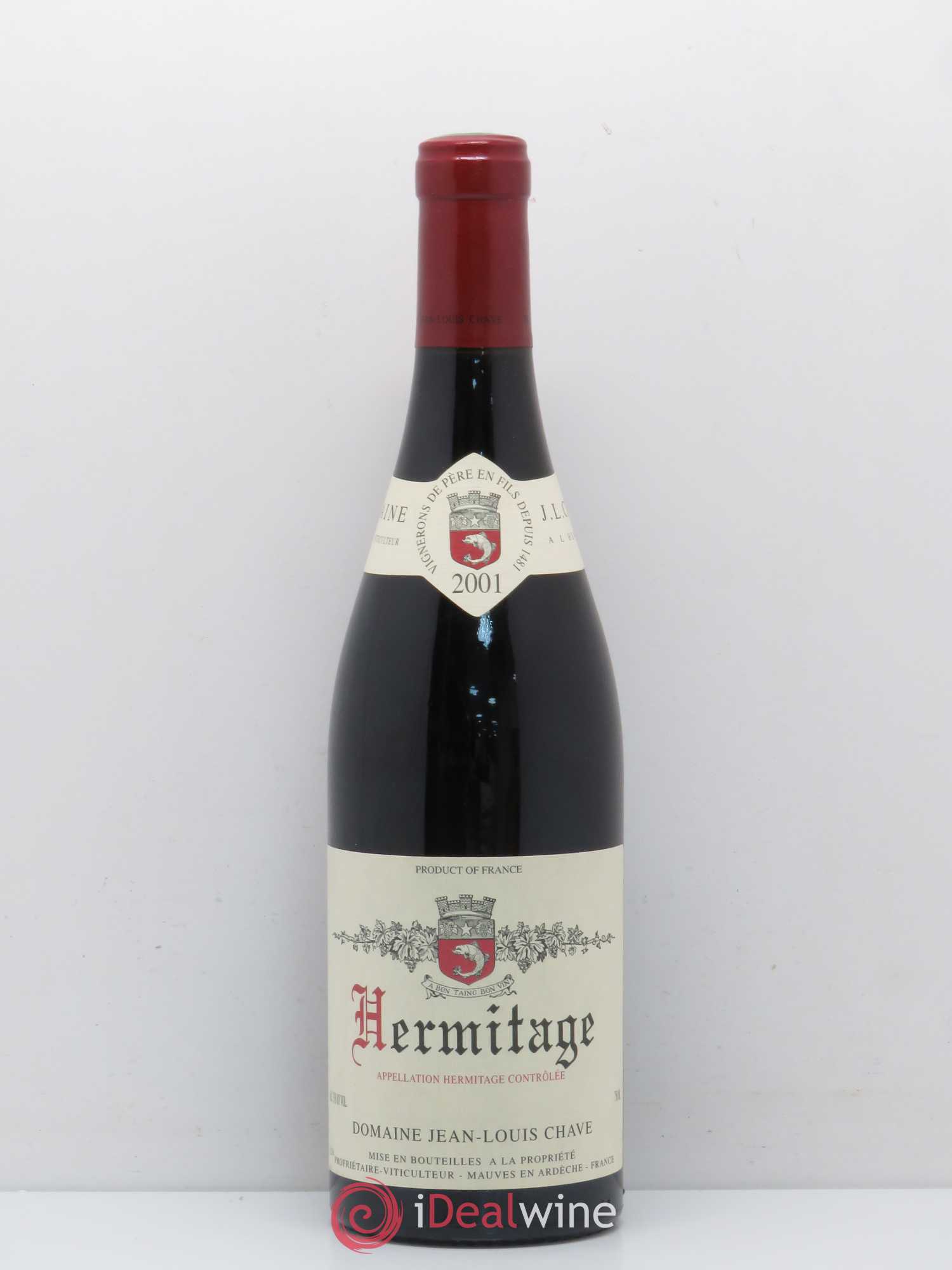 Hermitage Jean-Louis Chave 2001 - Lot de 1 bouteille - 0