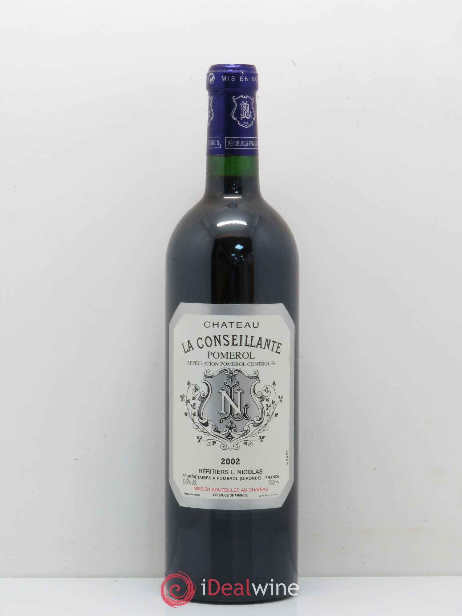 Château la Conseillante 2002 - Lot de 1 bouteille - 0