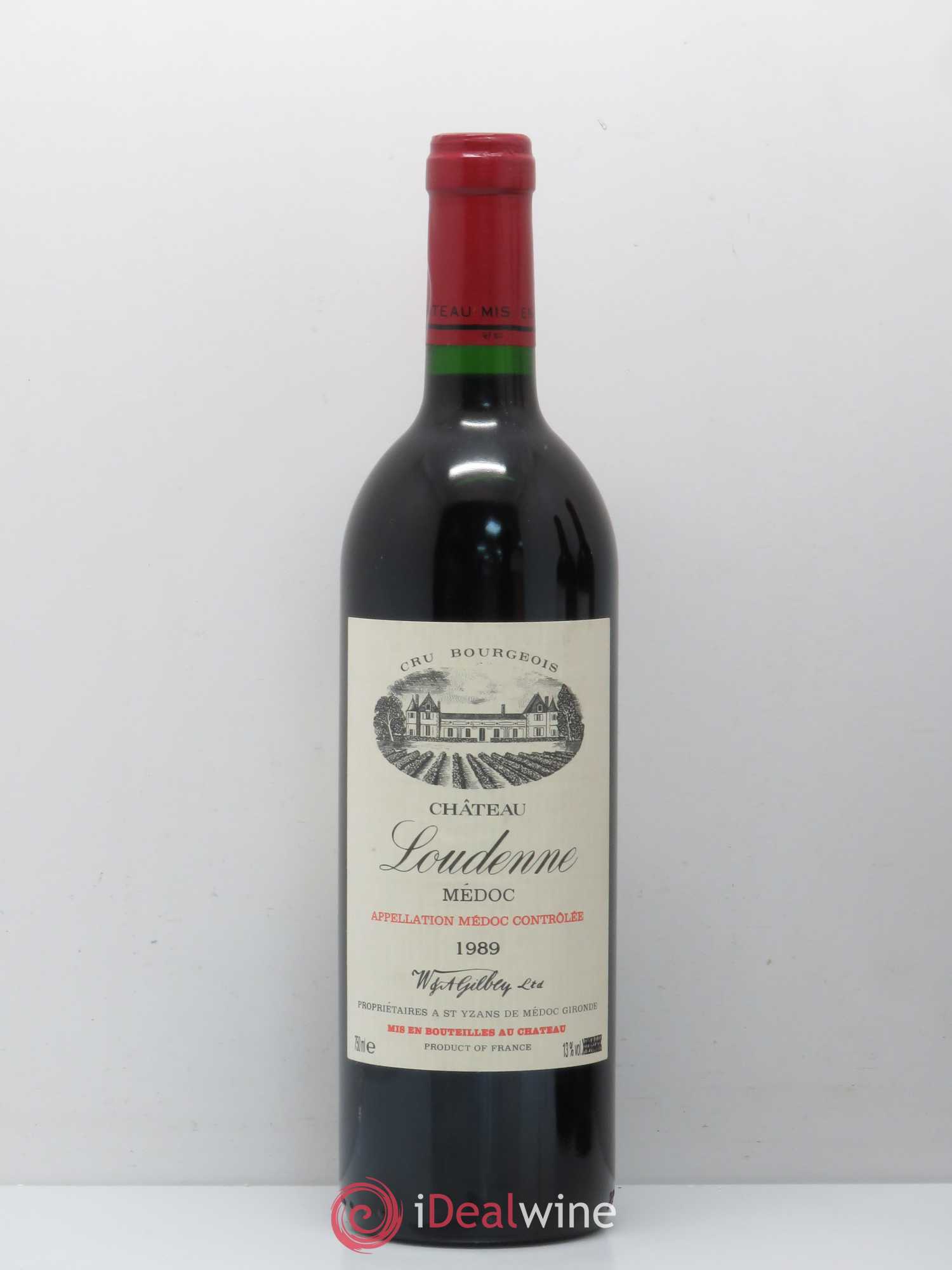 Château Loudenne Cru Bourgeois 1989 - Lot de 1 bouteille - 0