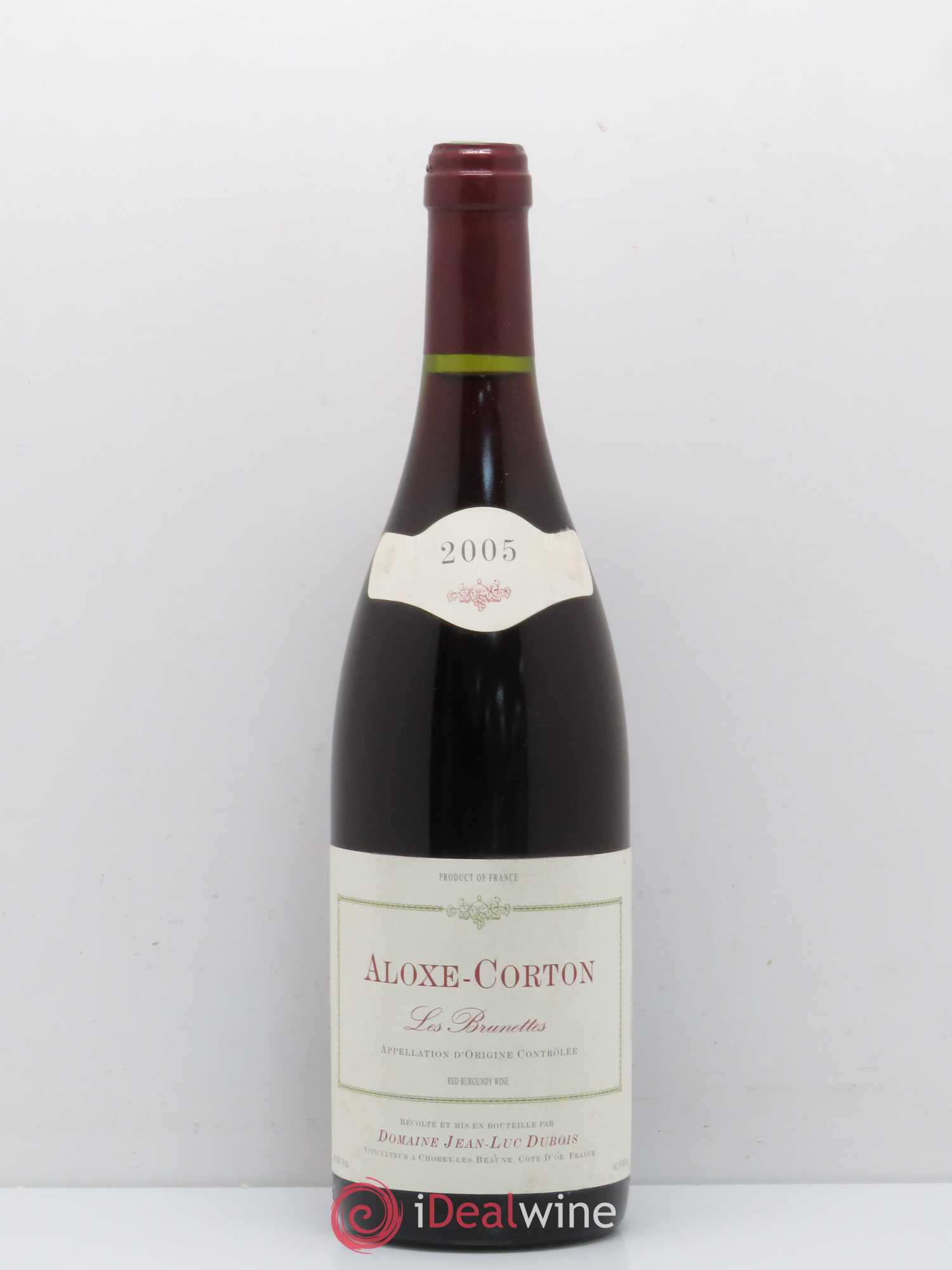 Aloxe-Corton Les Brunettes Domaine Jean Luc Dubois 2005 - Posten von 1 Flasche - 0