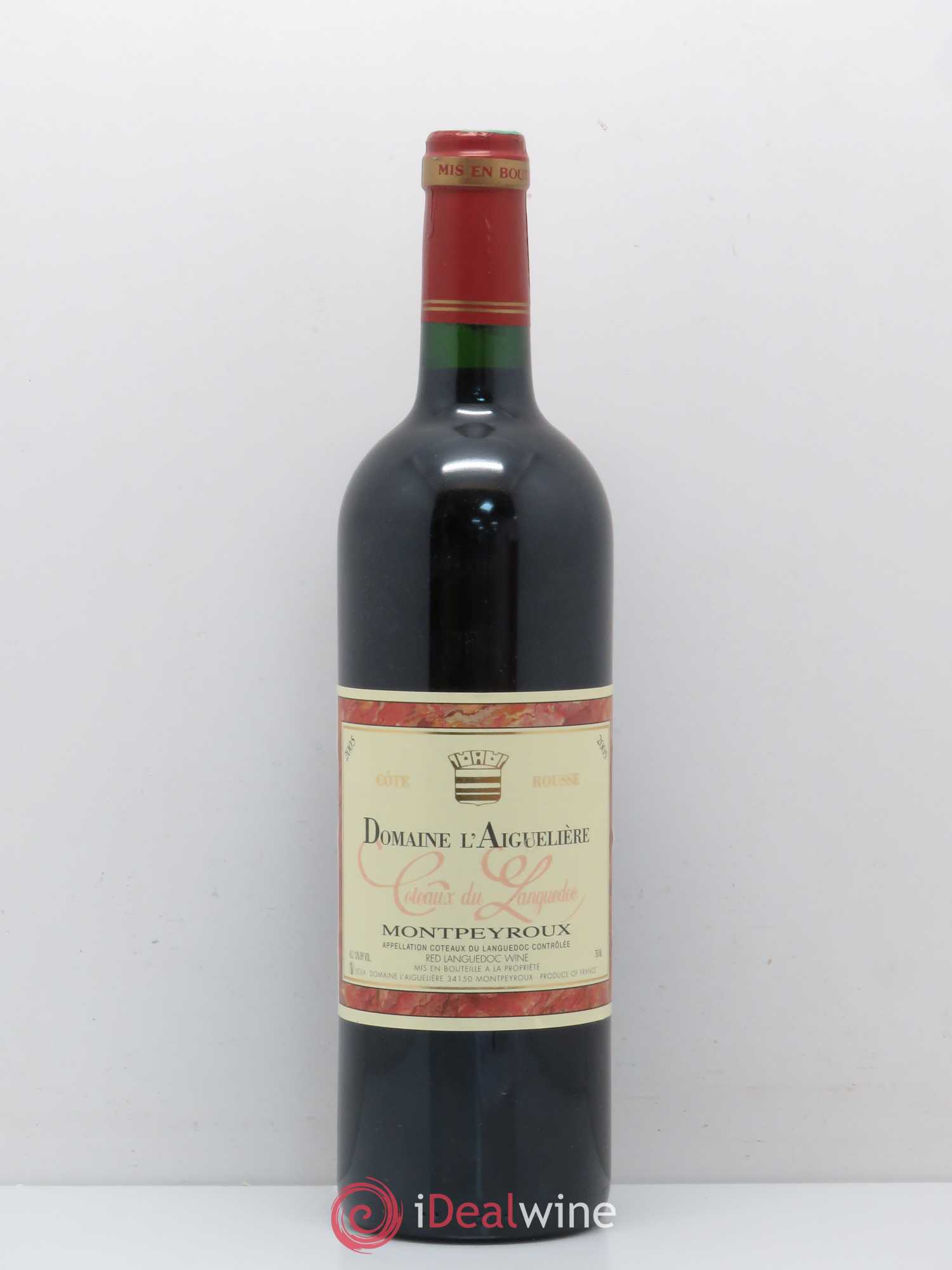 Coteaux du Languedoc Cote rousse Montpeyroux Domaine de l'Aiguelière 2005 - Posten von 1 Flasche - 0