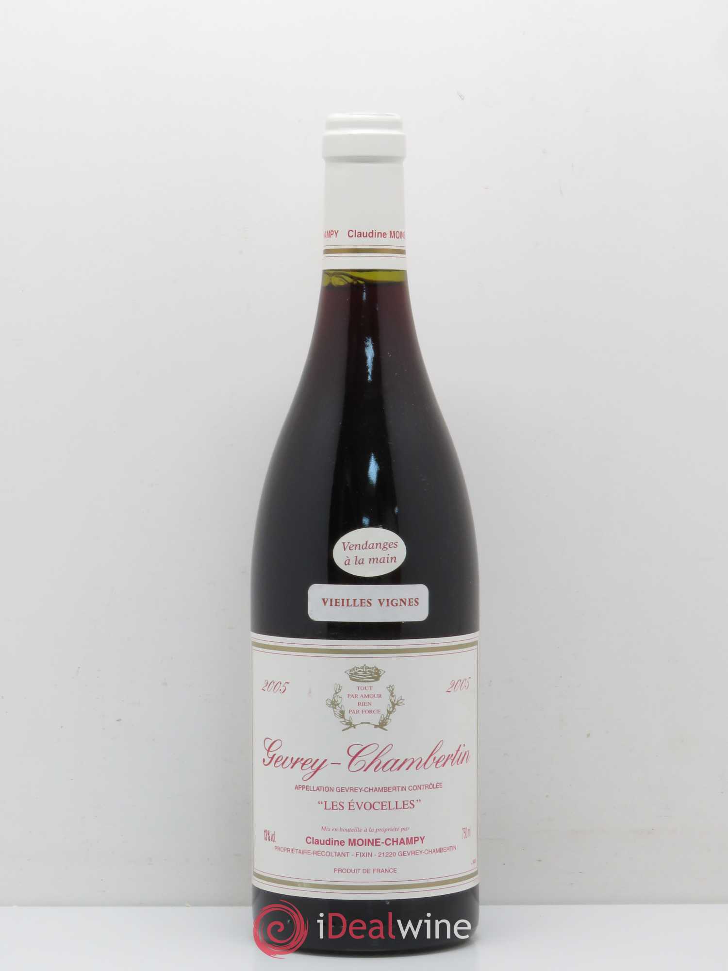 Gevrey-Chambertin Vieilles Vignes Claudine Moine Champy Les Evocelles 2005 - Posten von 1 Flasche - 0