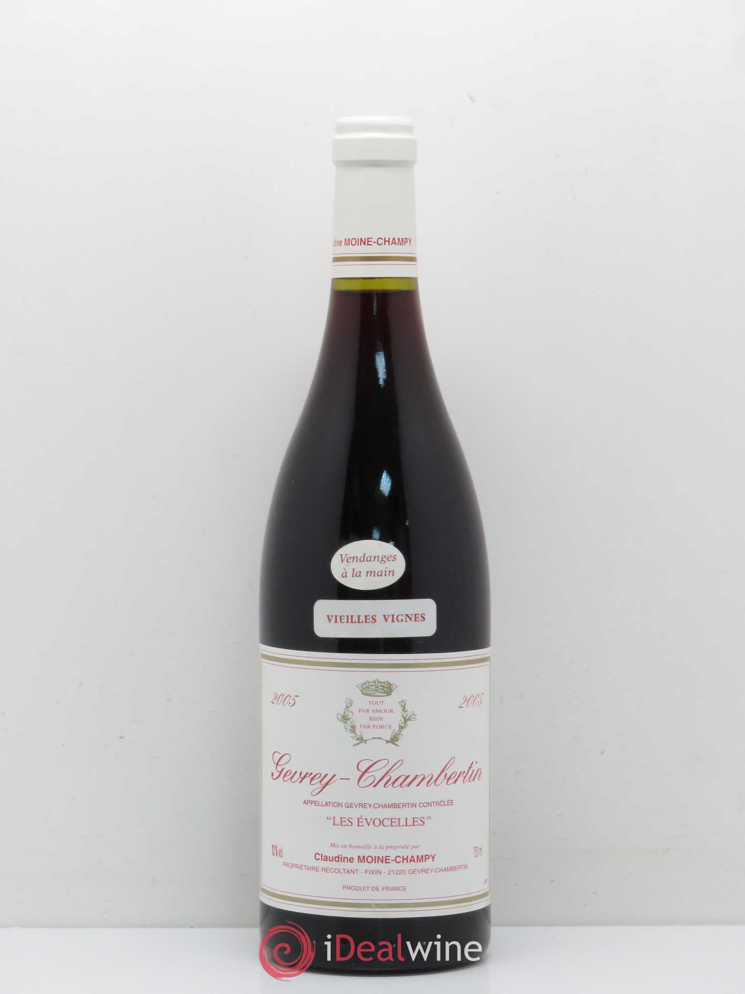 Gevrey-Chambertin Vieilles Vignes Claudine Moine Champy Les Evocelles 2005 - Posten von 1 Flasche - 0