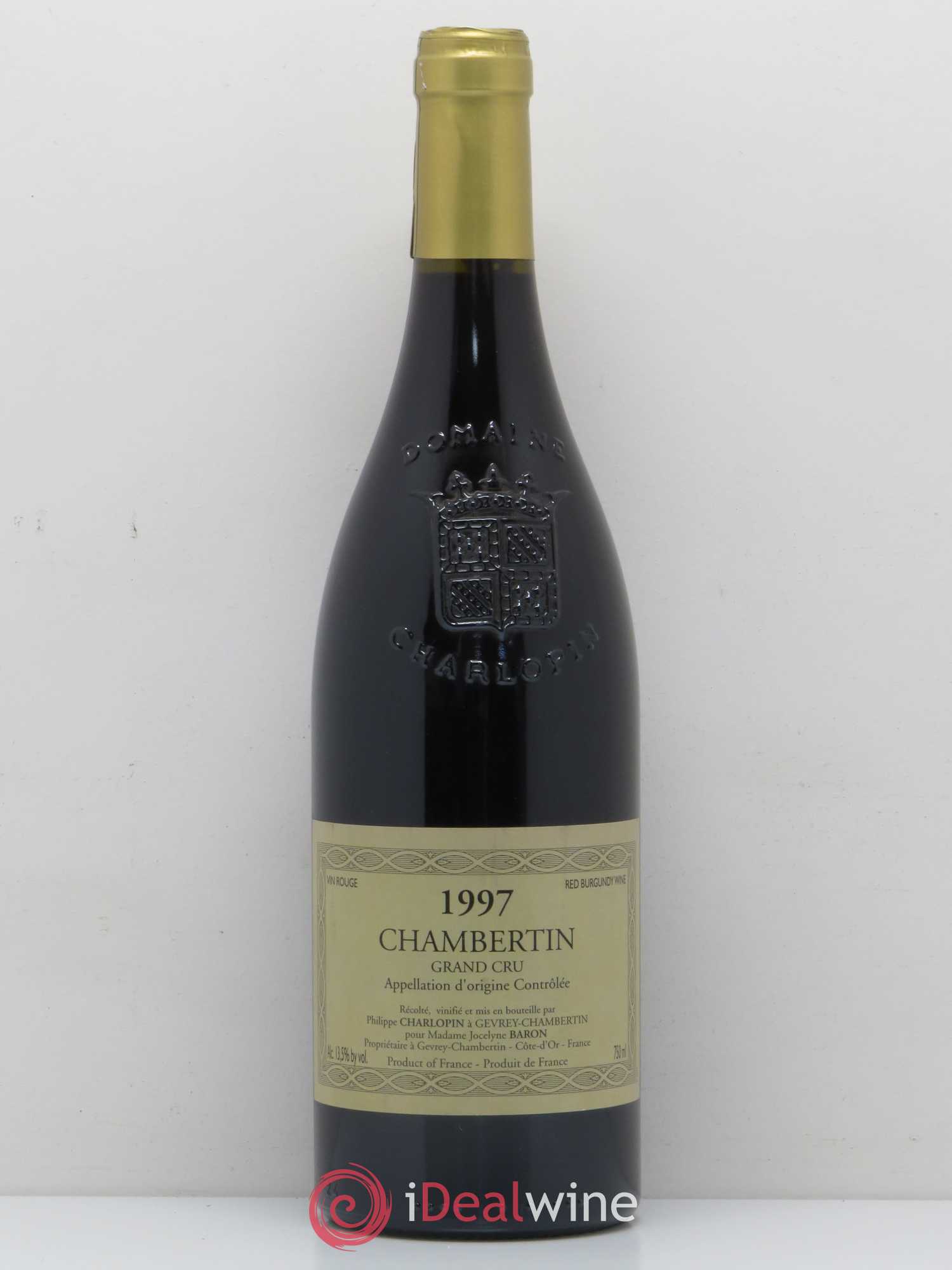Chambertin Grand Cru Charlopin 1997 - Lot de 1 bouteille - 0