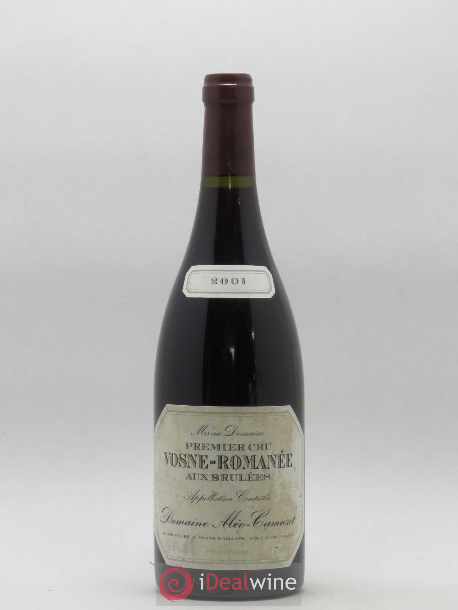Vosne-Romanée 1er Cru Aux Brûlées Méo-Camuzet (Domaine) 2001 - Lot de 1 bouteille - 0