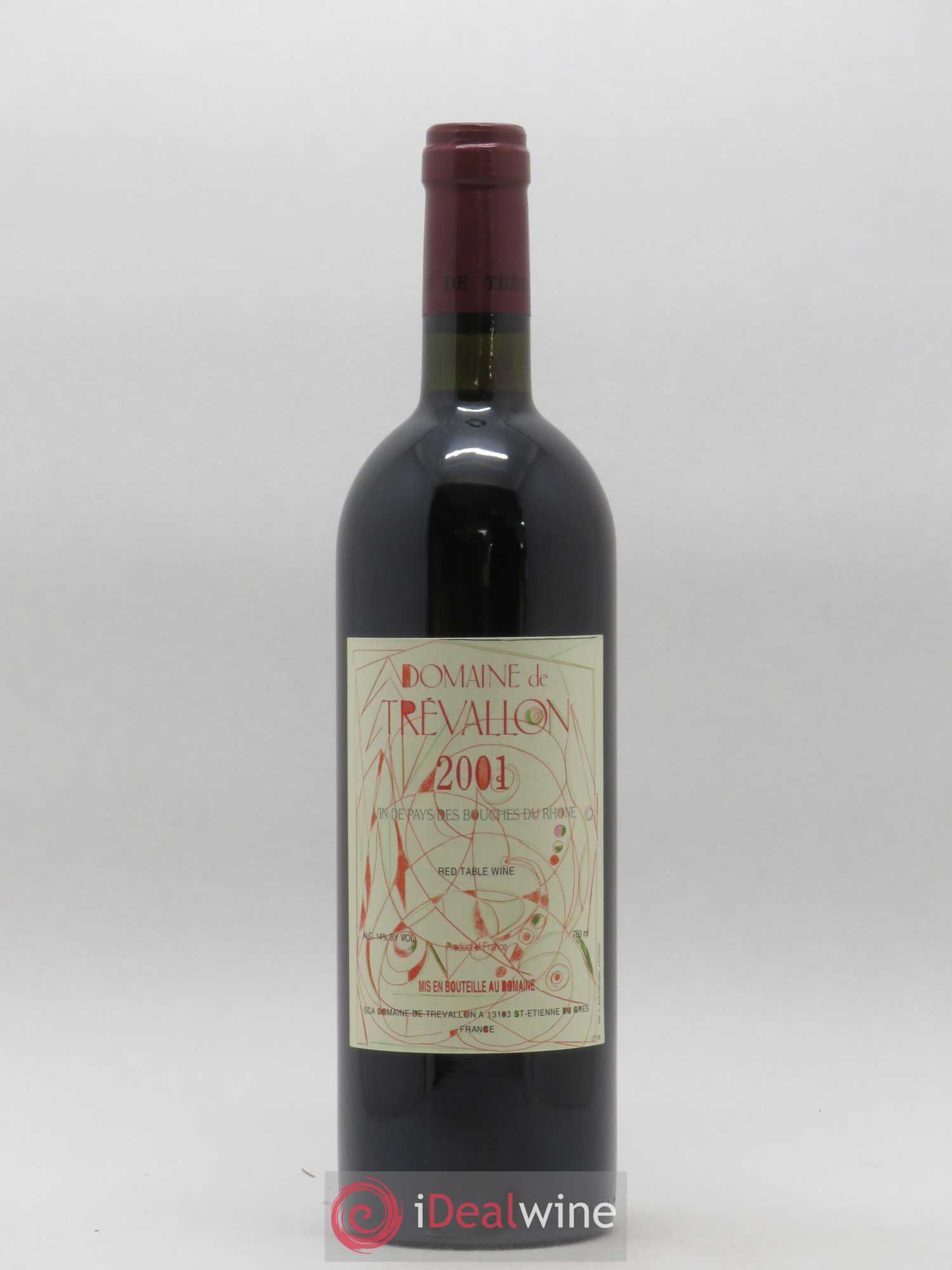 VDP Bouches du Rhône Trévallon (Domaine de) Eloi Dürrbach 2001 - Lot de 1 bouteille - 0