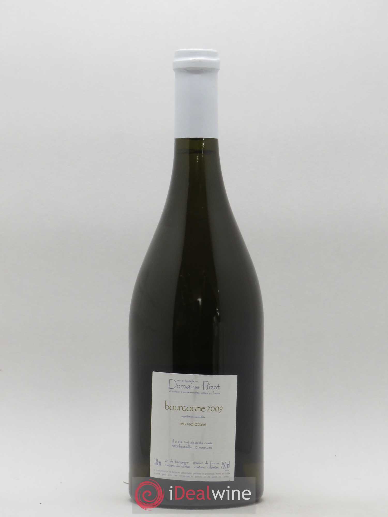 Bourgogne Les Violettes Bizot (Domaine) 2009 - Lot de 1 bouteille - 1