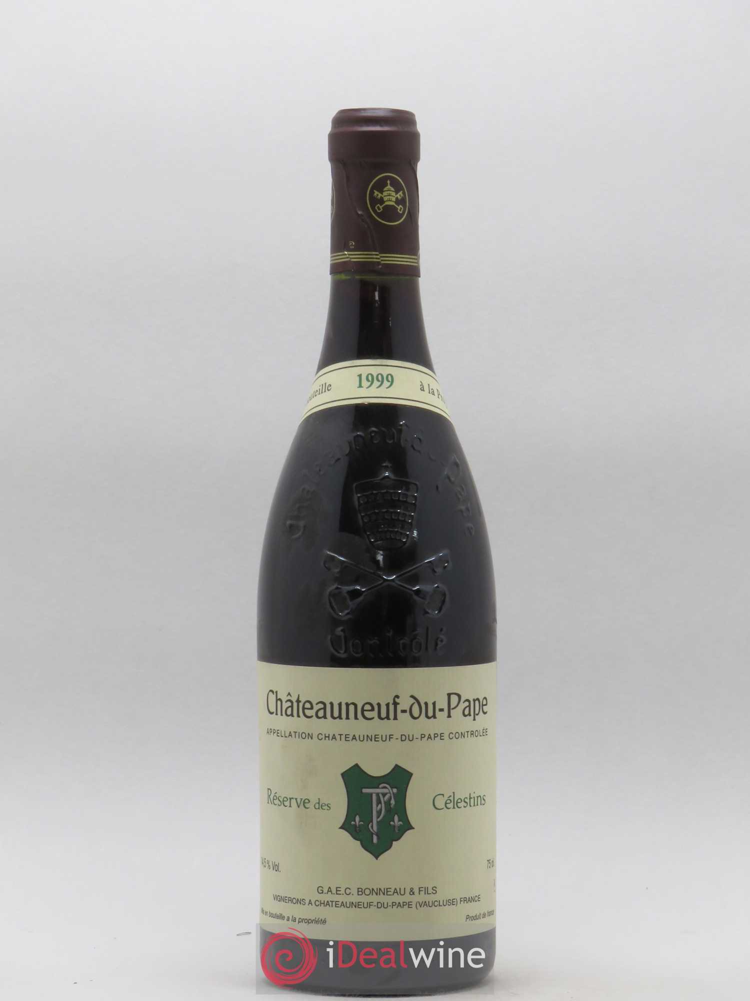 Châteauneuf-du-Pape Réserve des Célestins Henri Bonneau & Fils 1999 - Lot de 1 bouteille - 0
