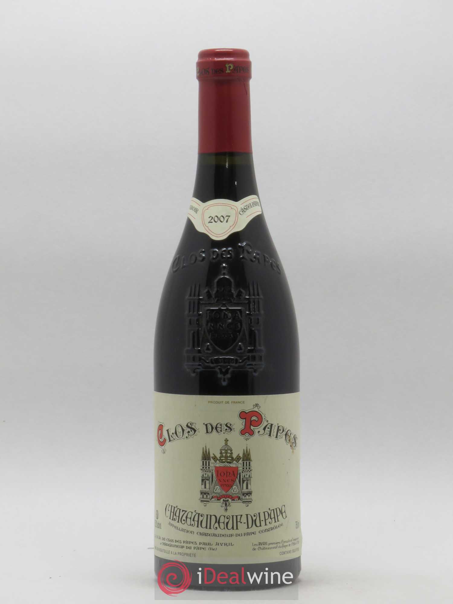 Châteauneuf-du-Pape Clos des Papes - Paul Avril 2007 - Lot de 1 bouteille - 0