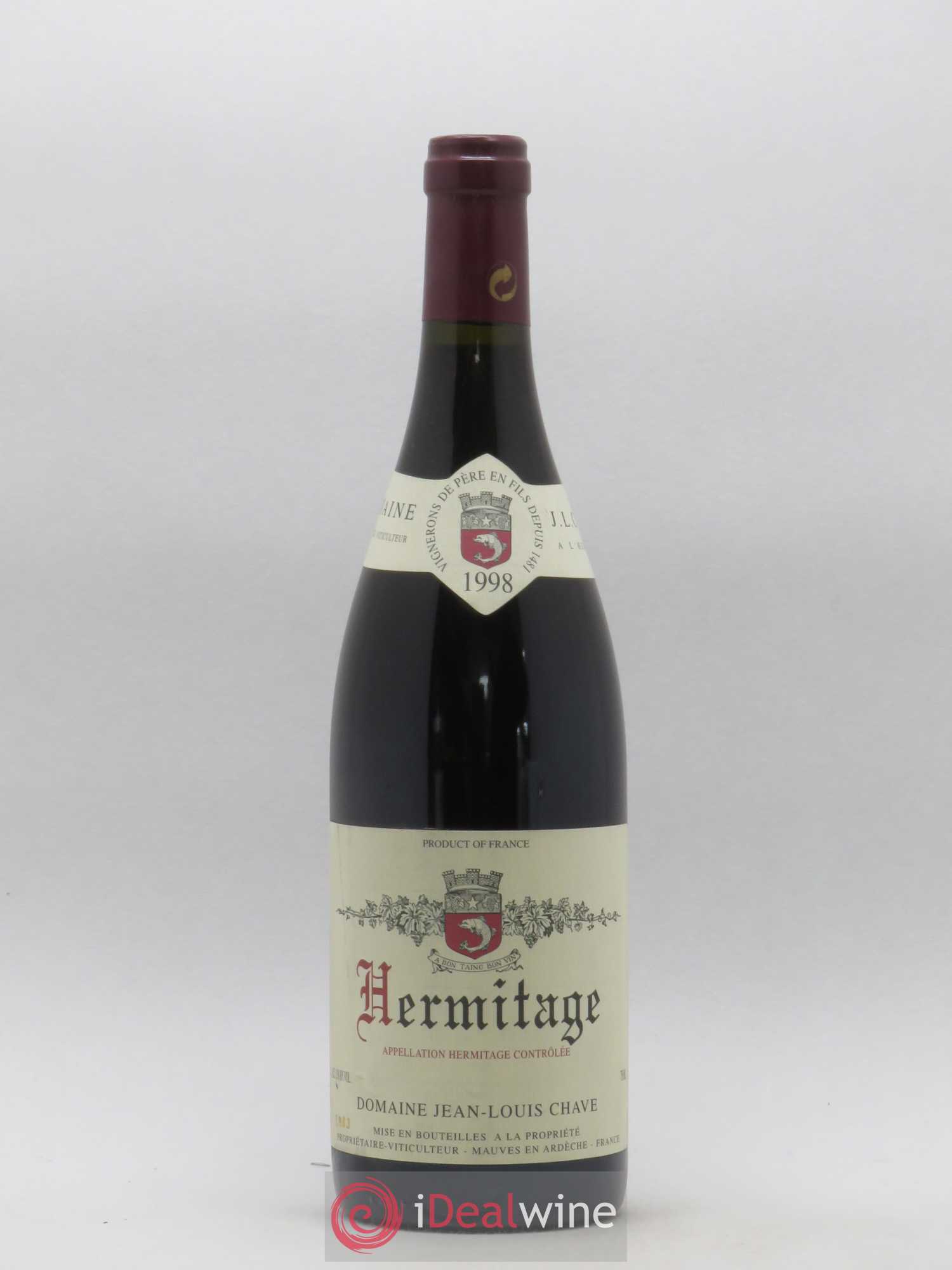 Hermitage Jean-Louis Chave 1998 - Lot de 1 bouteille - 0
