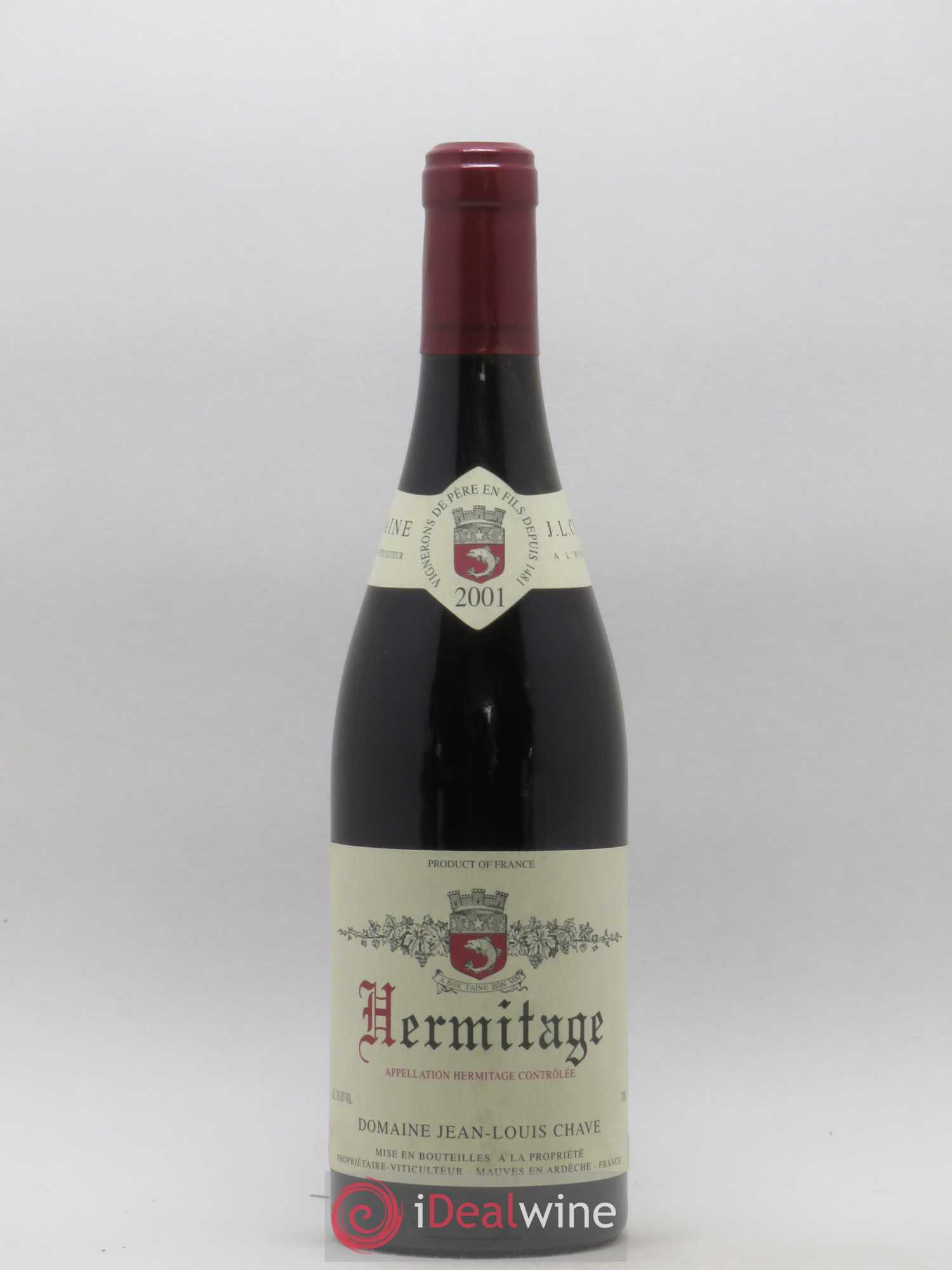 Hermitage Jean-Louis Chave 2001 - Lot de 1 bouteille - 0