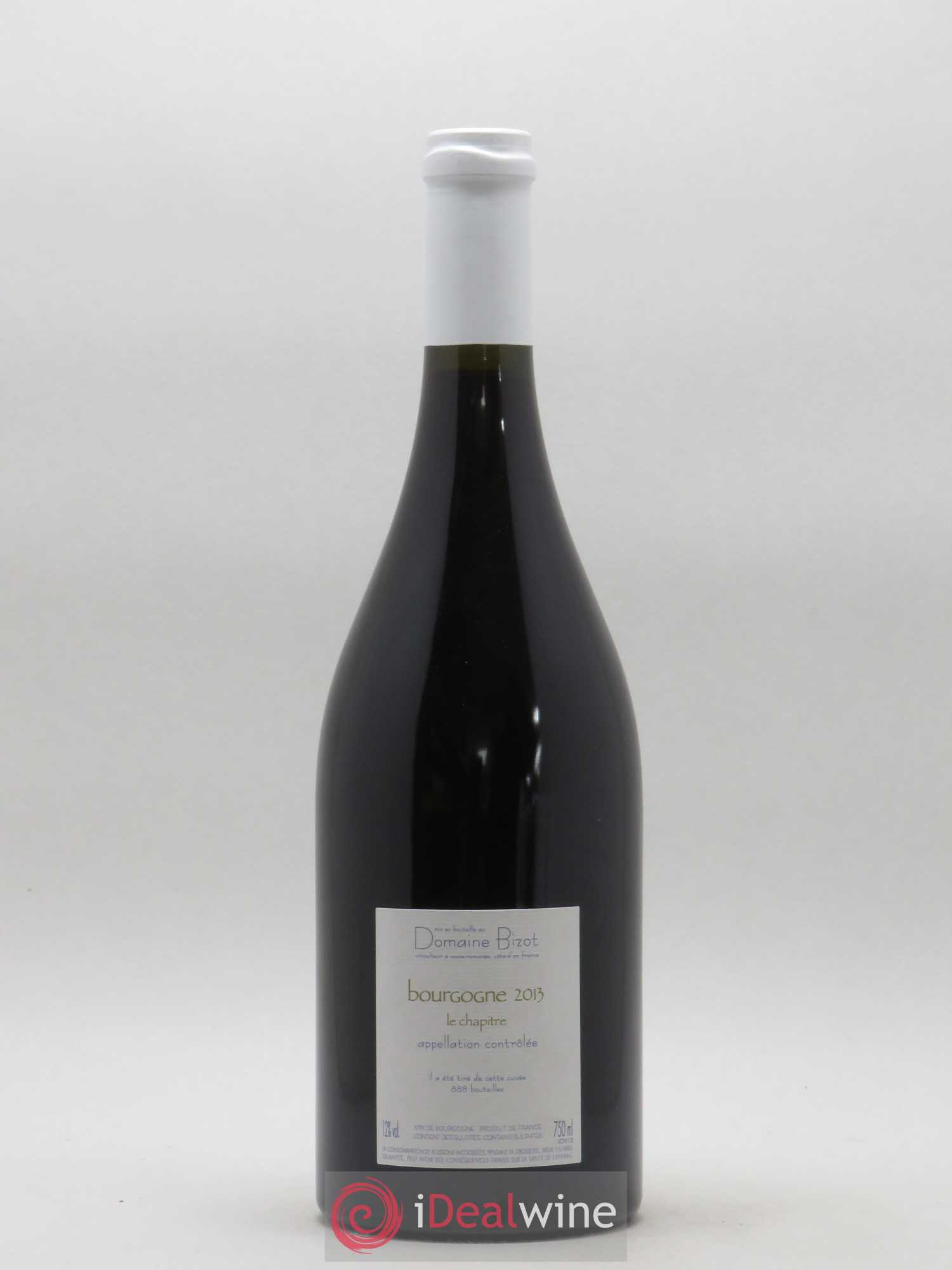 Bourgogne Le Chapitre Bizot (Domaine) 2013 - Lot de 1 bouteille - 1