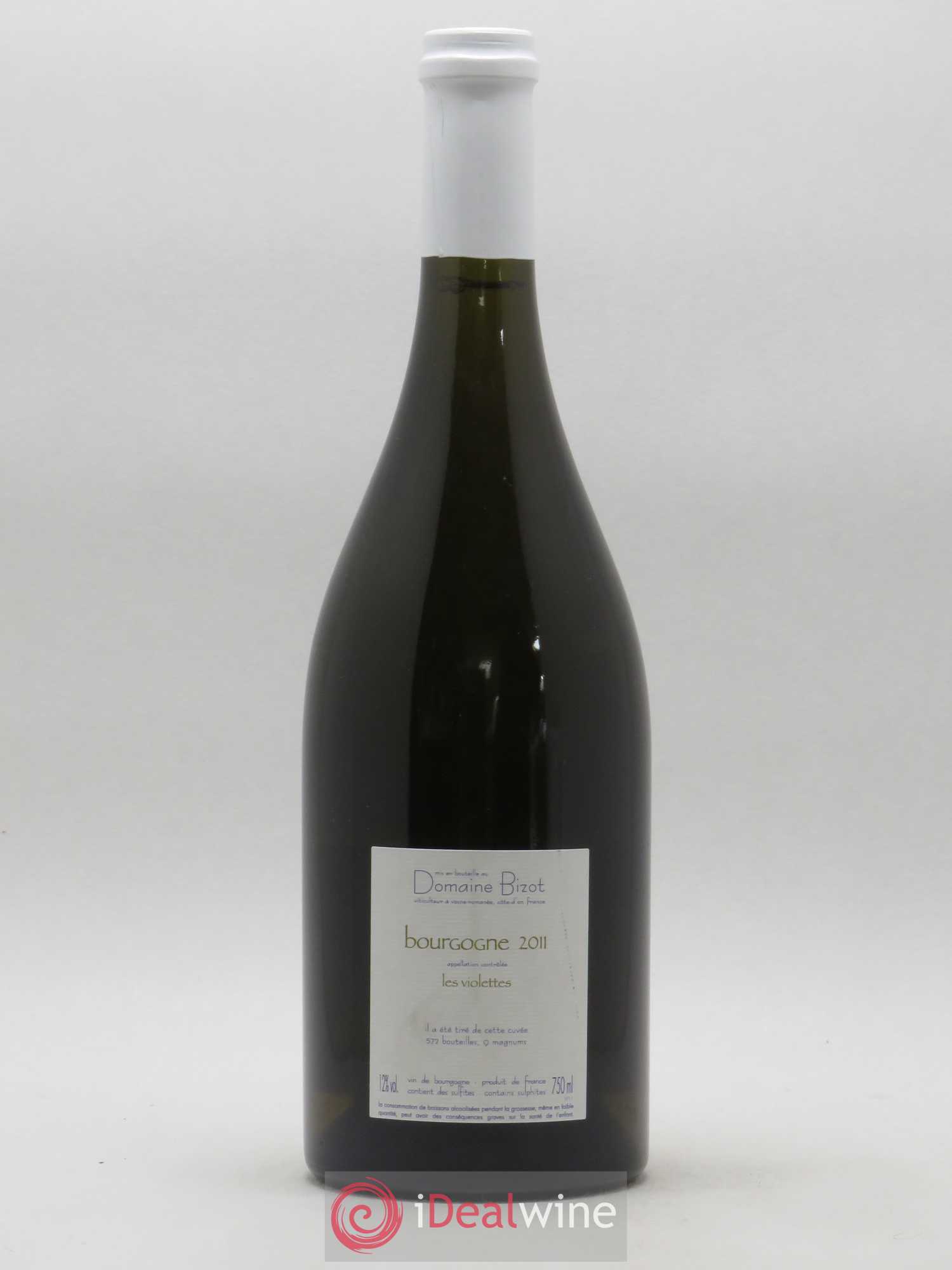 Bourgogne Les Violettes Bizot (Domaine) 2011 - Lot de 1 bouteille - 1