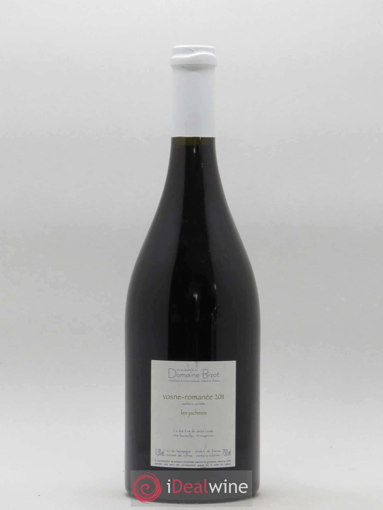 Vosne-Romanée Les Jachées Bizot (Domaine) 2011 - Lot de 1 bouteille - 1