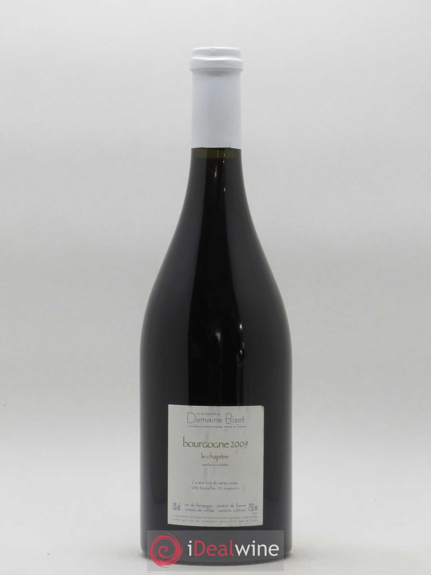 Bourgogne Le Chapitre Bizot (Domaine) 2009 - Lot de 1 bouteille - 1