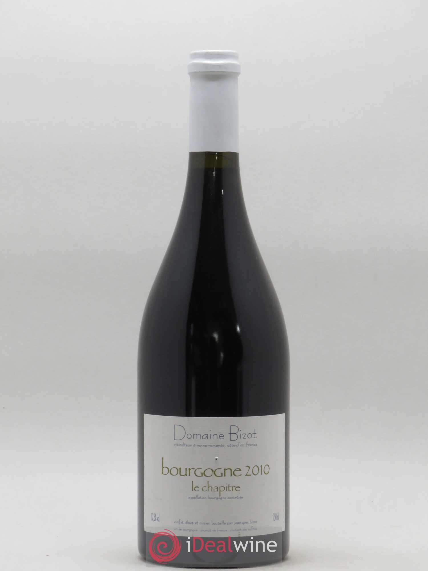 Bourgogne Le Chapitre Bizot (Domaine) 2010 - Lot de 1 bouteille - 0