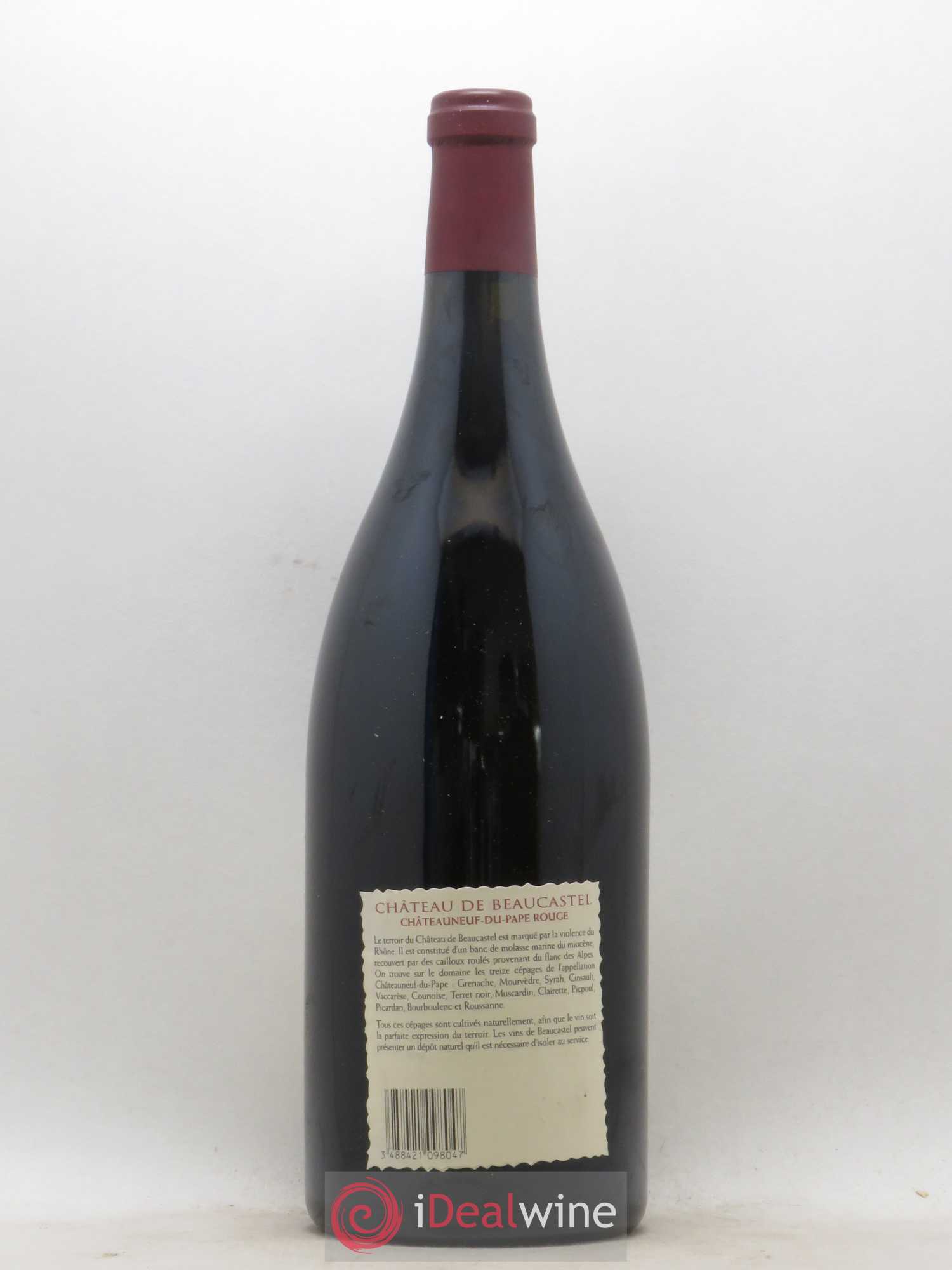 Châteauneuf-du-Pape Château de Beaucastel Famille Perrin 1998 - Lot de 1 magnum - 1