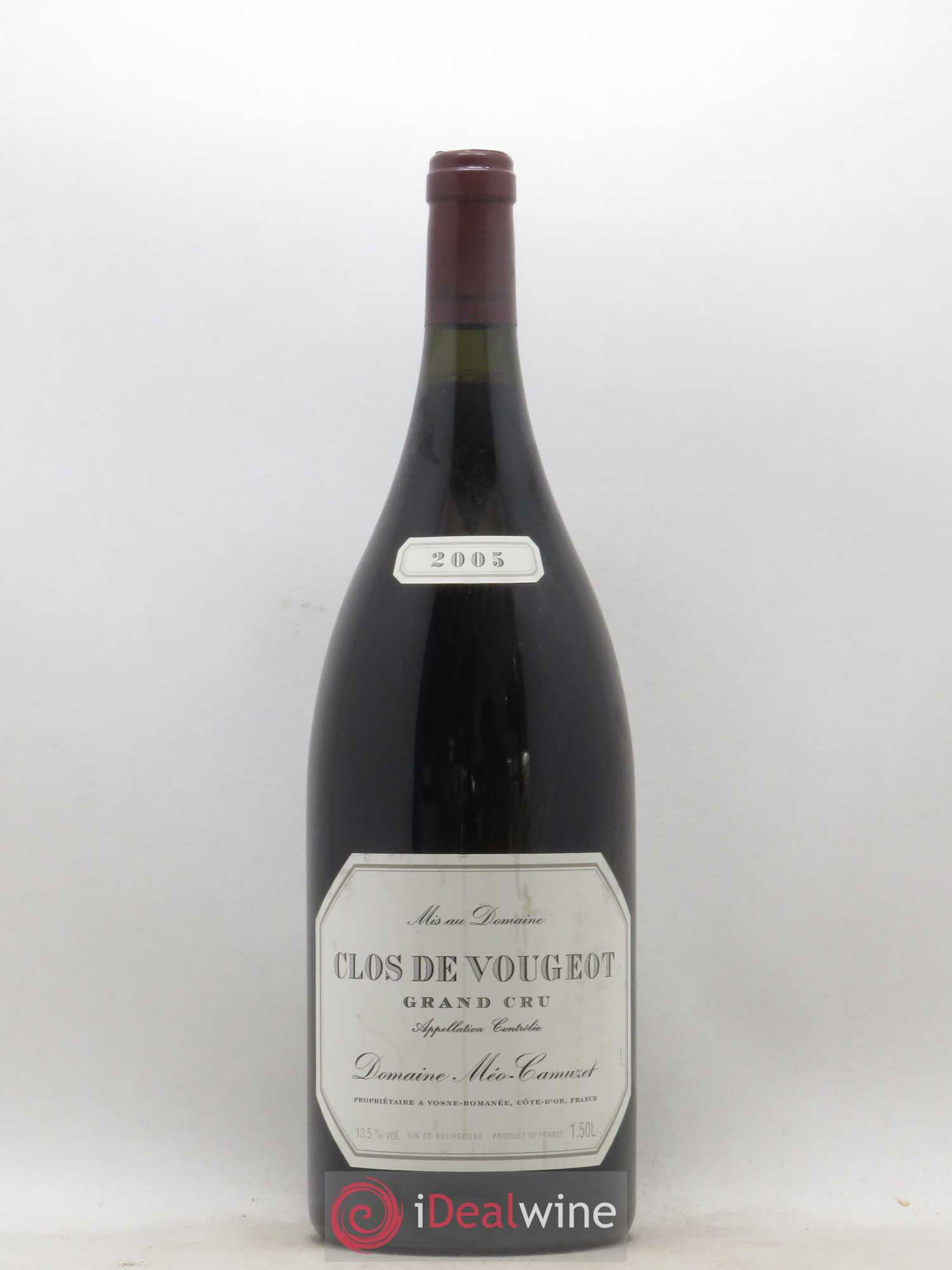 Clos de Vougeot Grand Cru Méo-Camuzet (Domaine) 2005 - Lot de 1 magnum - 0