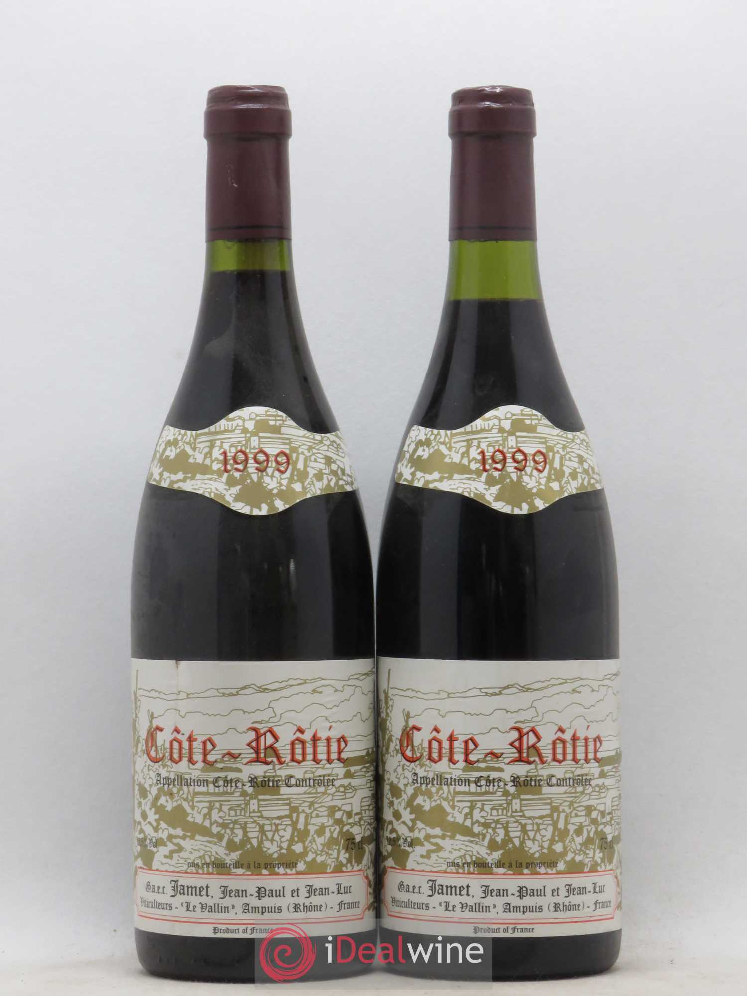 Côte-Rôtie Jamet (Domaine) 1999 - Lot de 2 bouteilles - 0