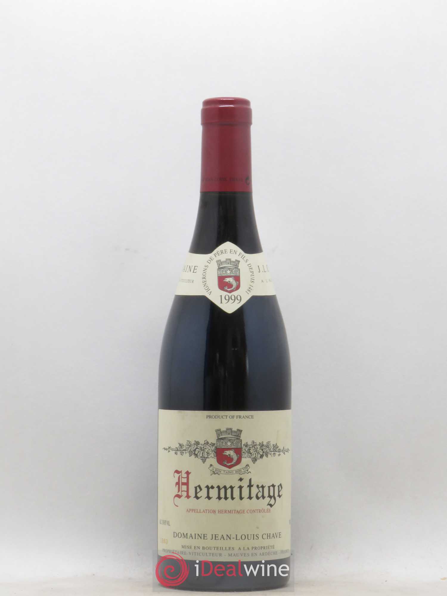 Hermitage Jean-Louis Chave 1999 - Lot de 1 bouteille - 0