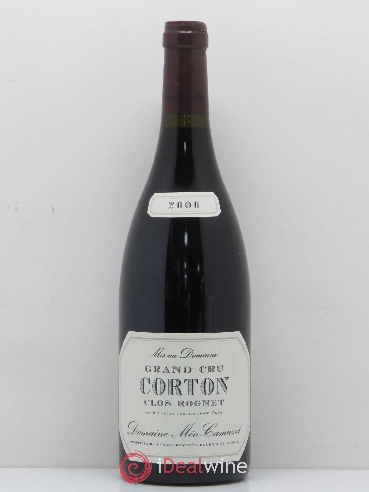 Corton Grand Cru Clos Rognet Méo-Camuzet (Domaine) 2006 - Lot de 1 bouteille - 0