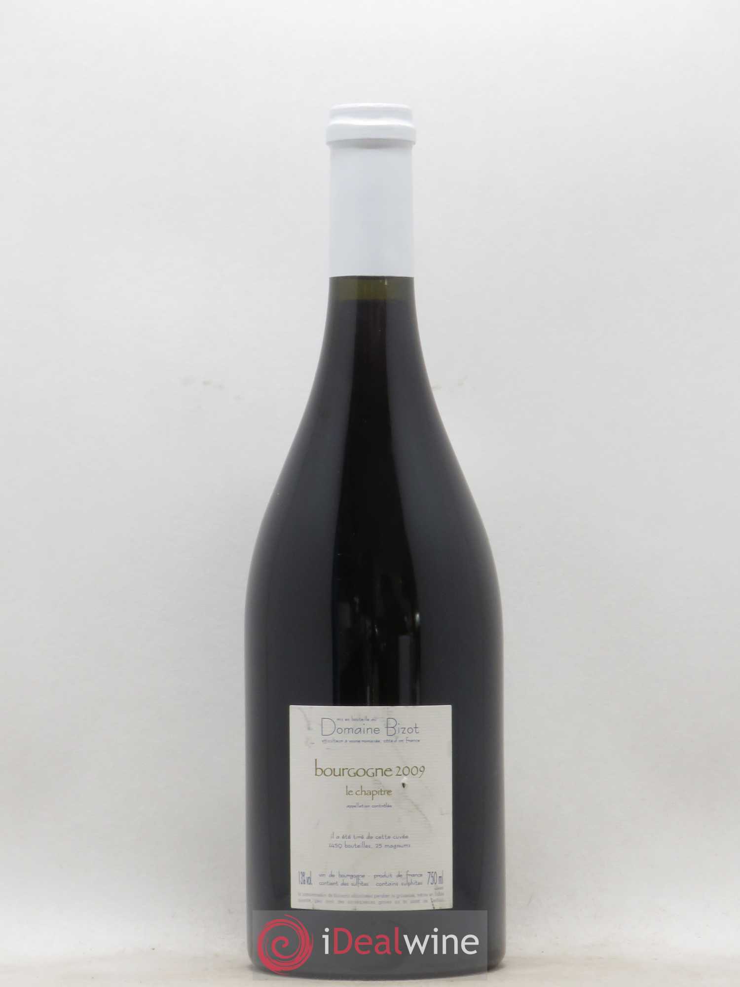 Bourgogne Le Chapitre Bizot (Domaine) 2009 - Lot de 1 bouteille - 1