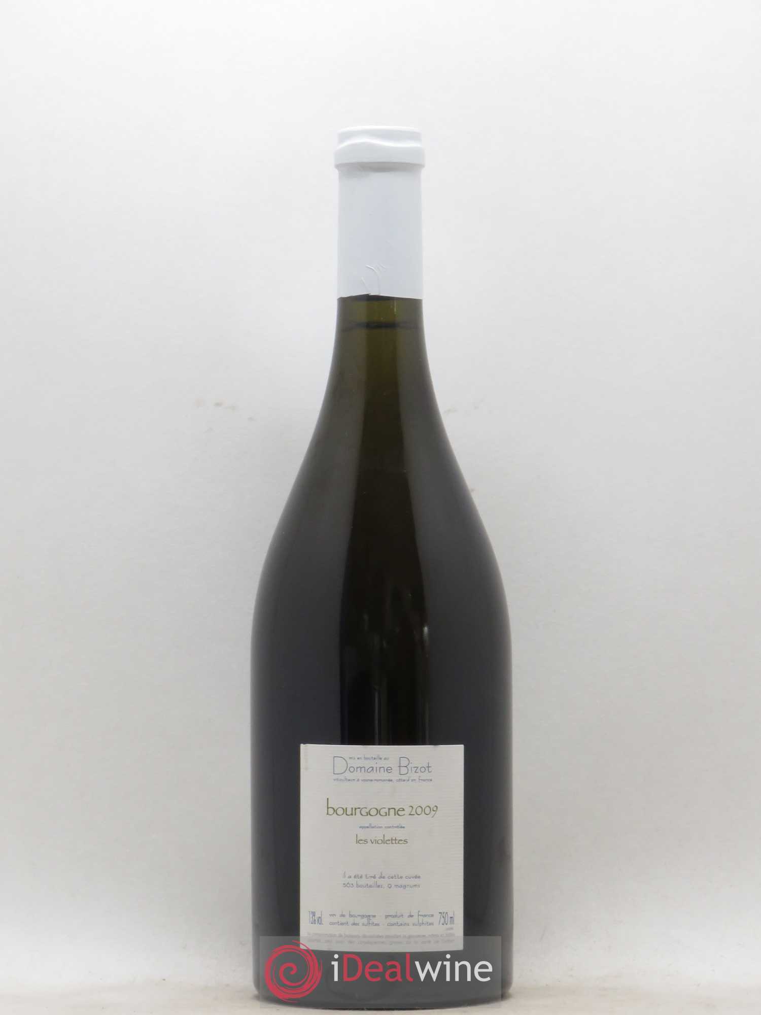 Bourgogne Les Violettes Bizot (Domaine) 2009 - Lot de 1 bouteille - 1