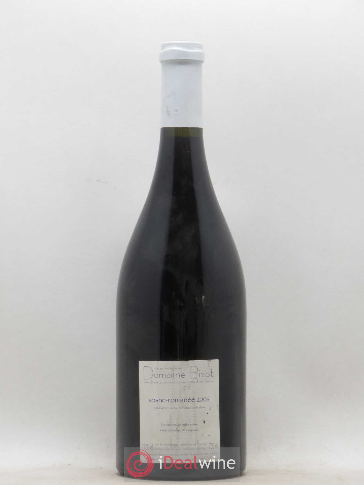 Vosne-Romanée Bizot (Domaine) 2006 - Lot de 1 bouteille - 1