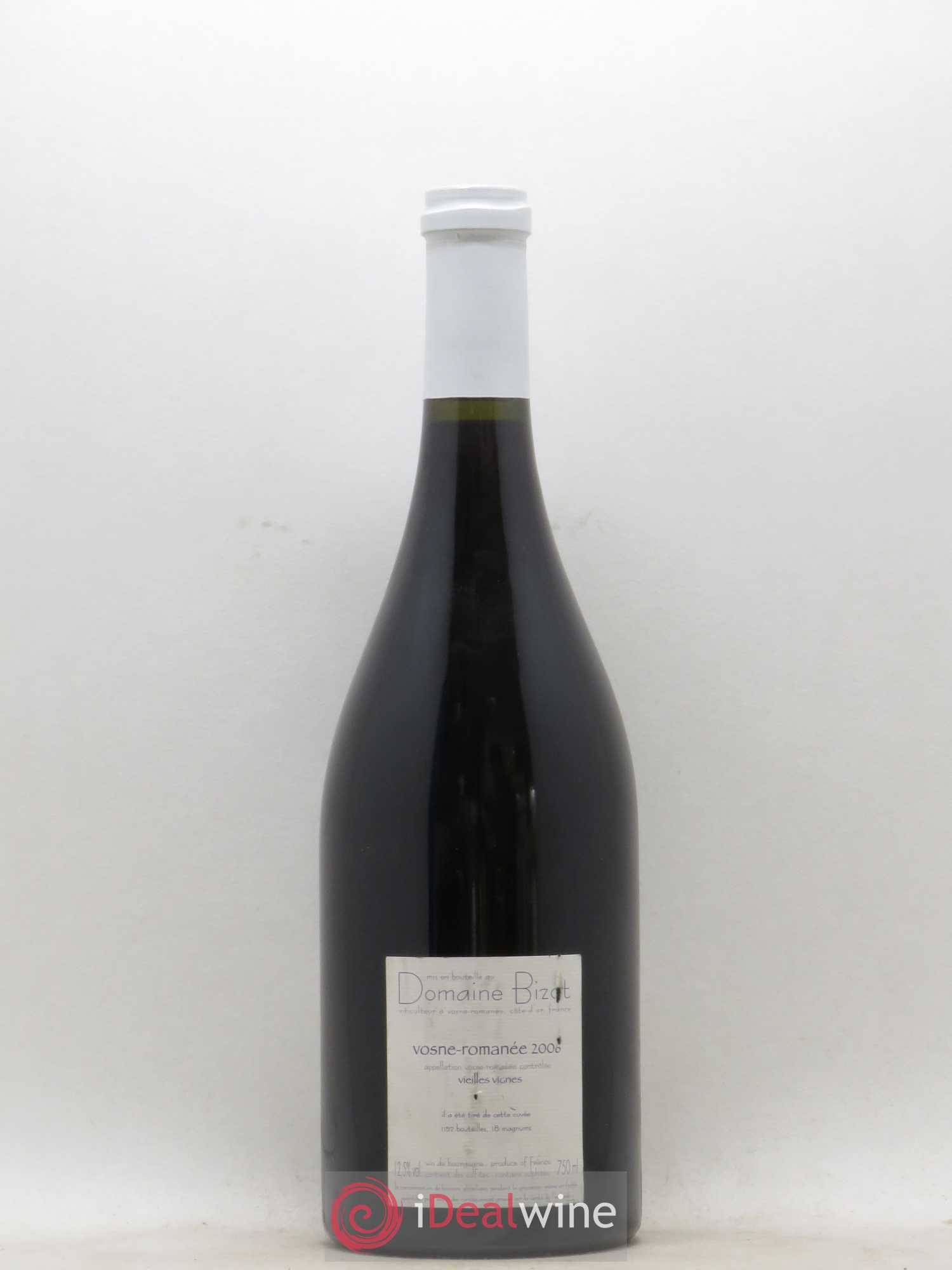 Vosne-Romanée Vieilles Vignes Bizot (Domaine) 2006 - Lot de 1 bouteille - 1