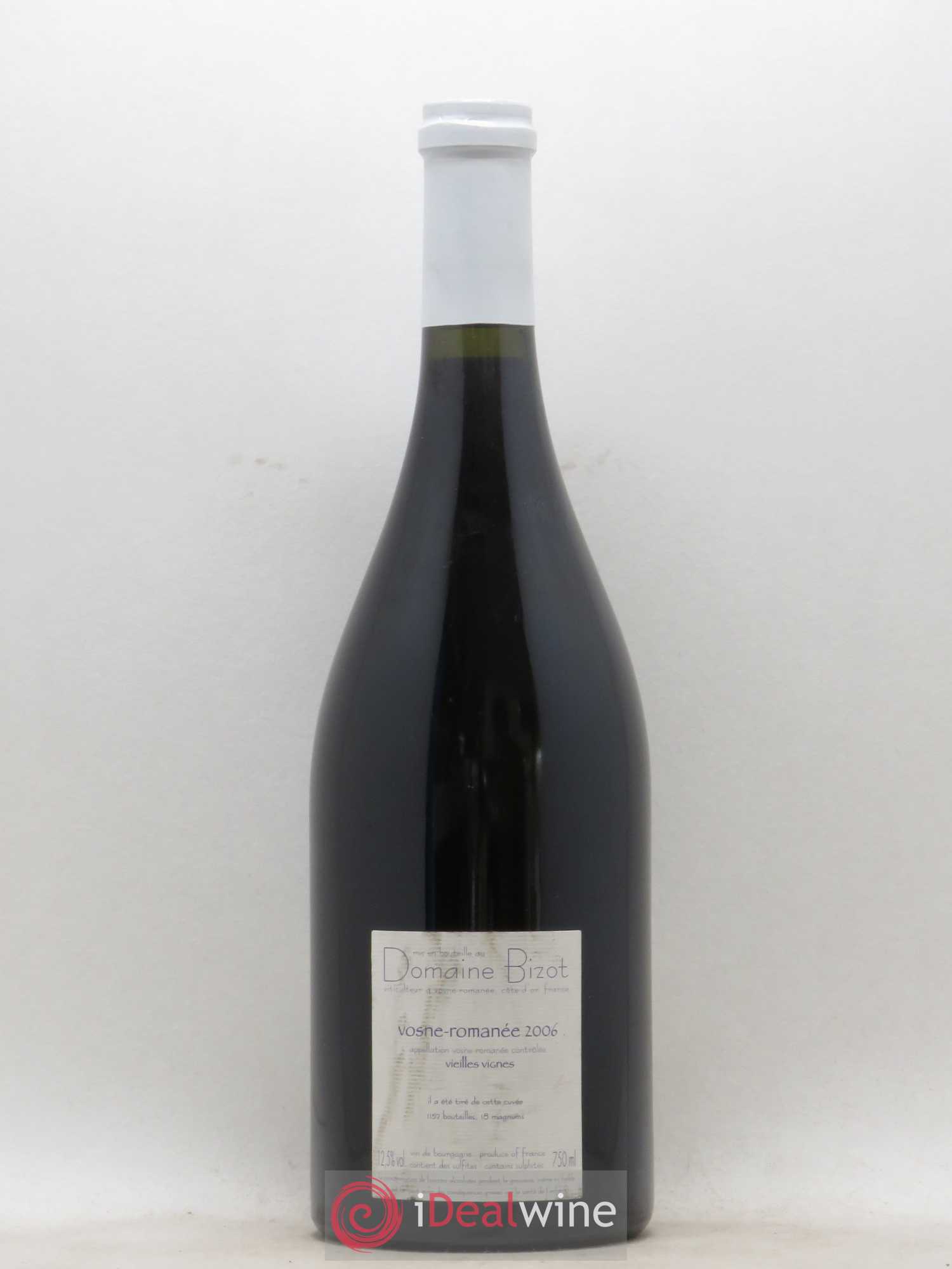 Vosne-Romanée Vieilles Vignes Bizot (Domaine) 2006 - Lot de 1 bouteille - 1